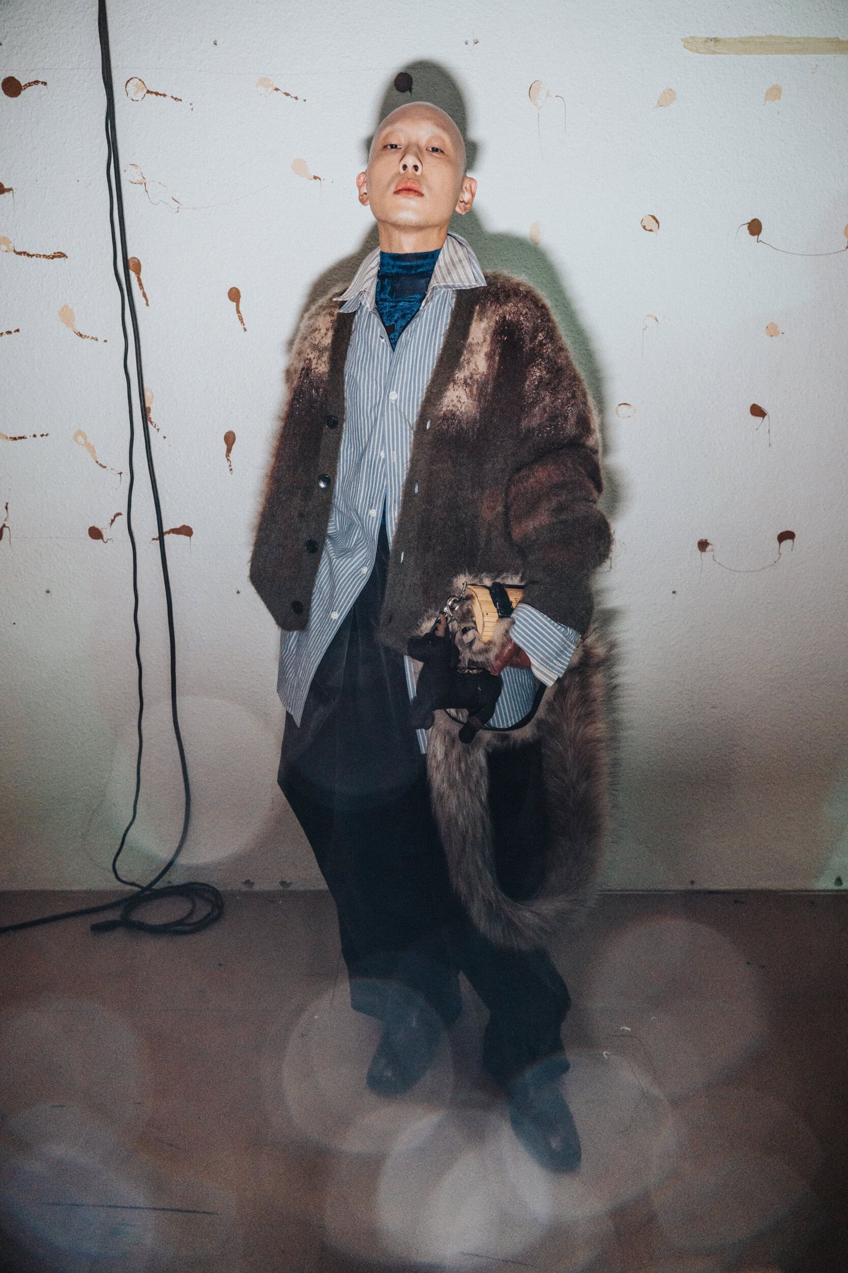 Feng Chen Wang Fall 2026 Men’s Fashion Show Backstage