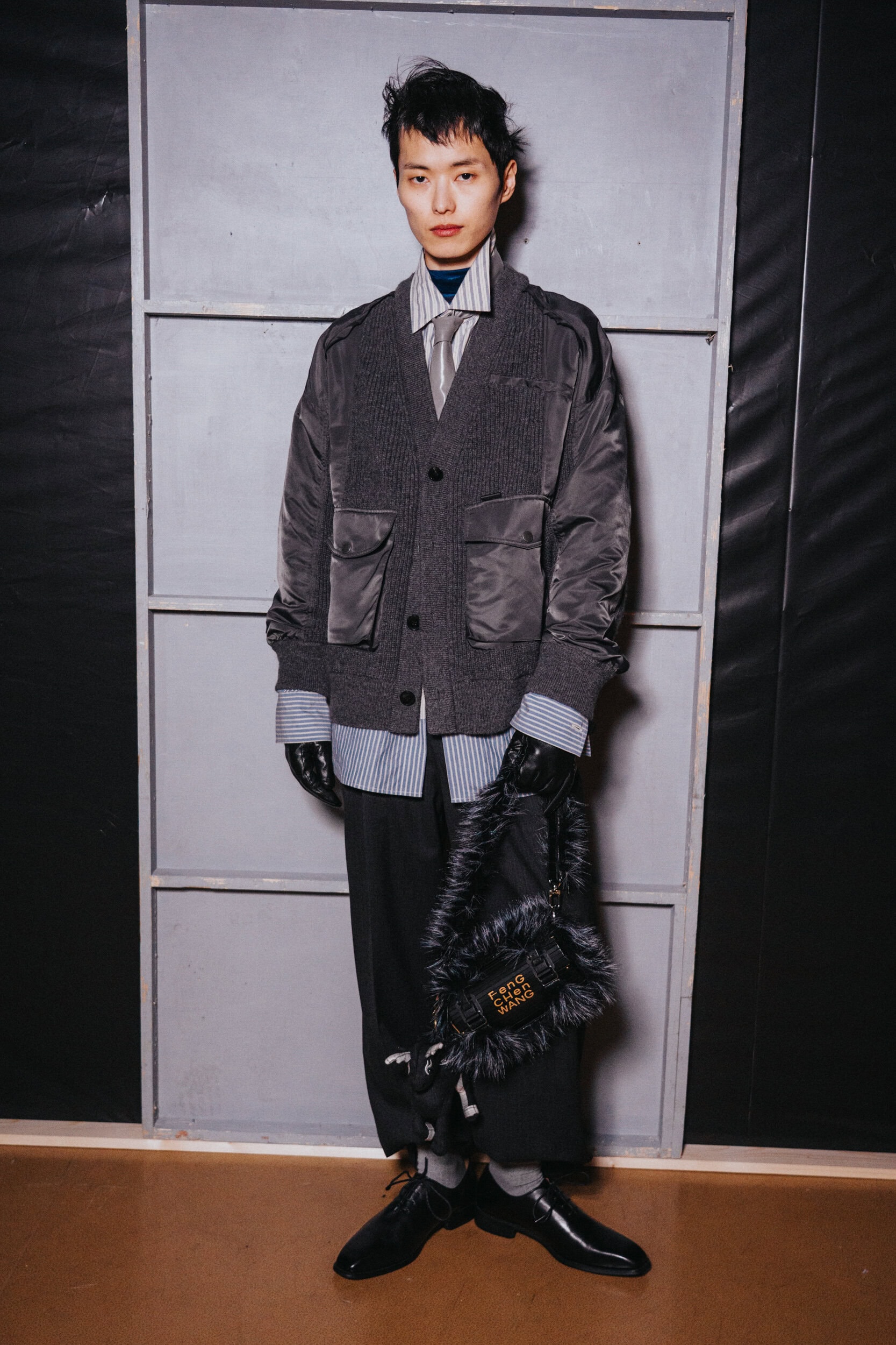 Feng Chen Wang Fall 2026 Men’s Fashion Show Backstage