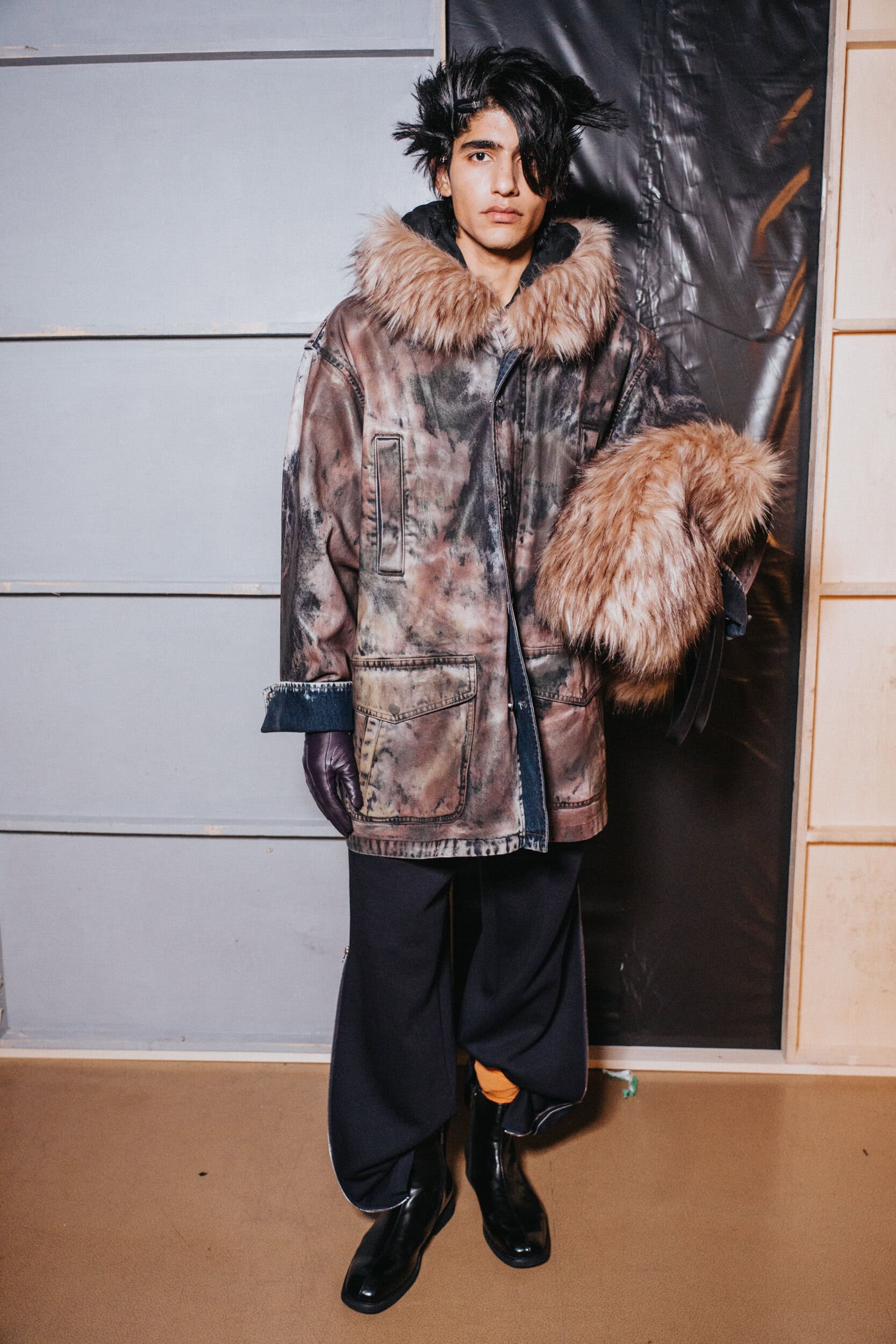 Feng Chen Wang Fall 2026 Men’s Fashion Show Backstage
