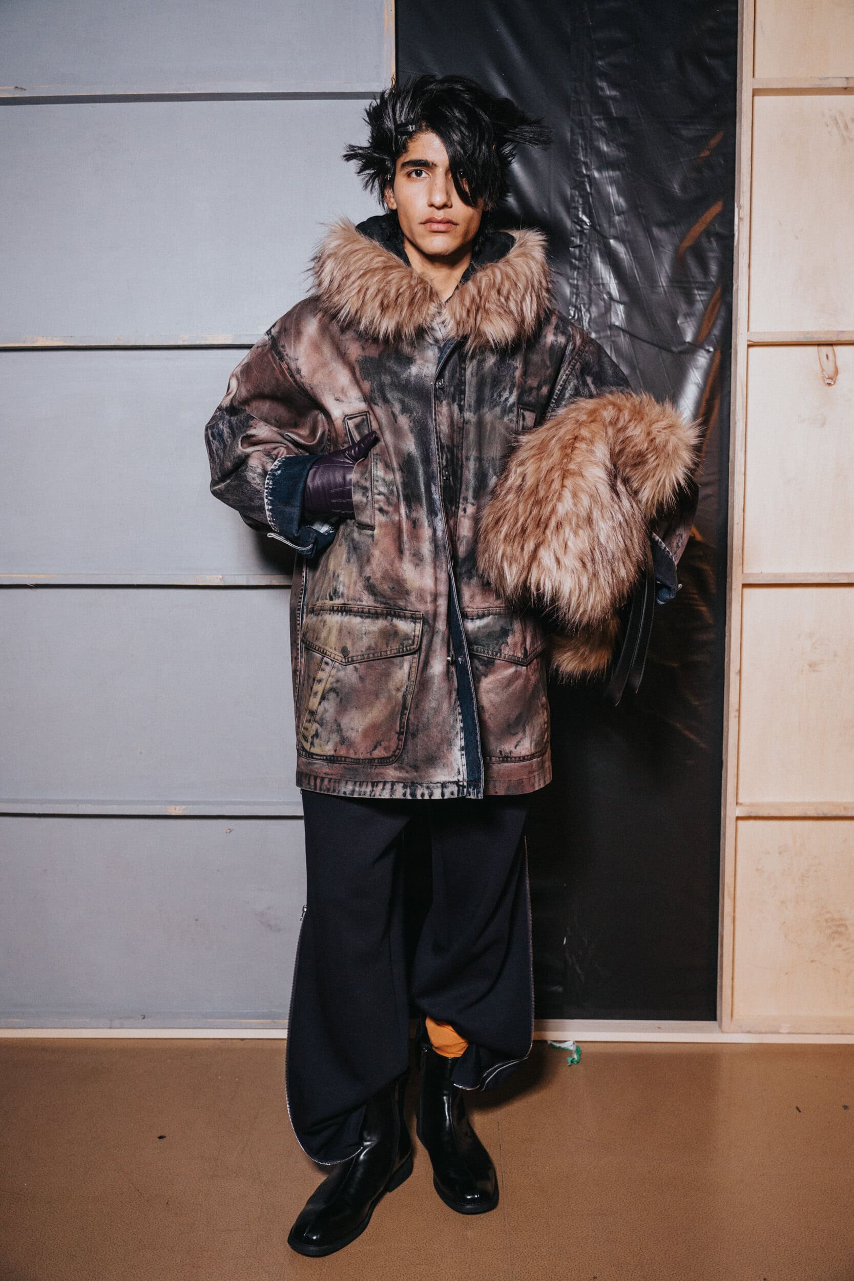 Feng Chen Wang Fall 2026 Men’s Fashion Show Backstage