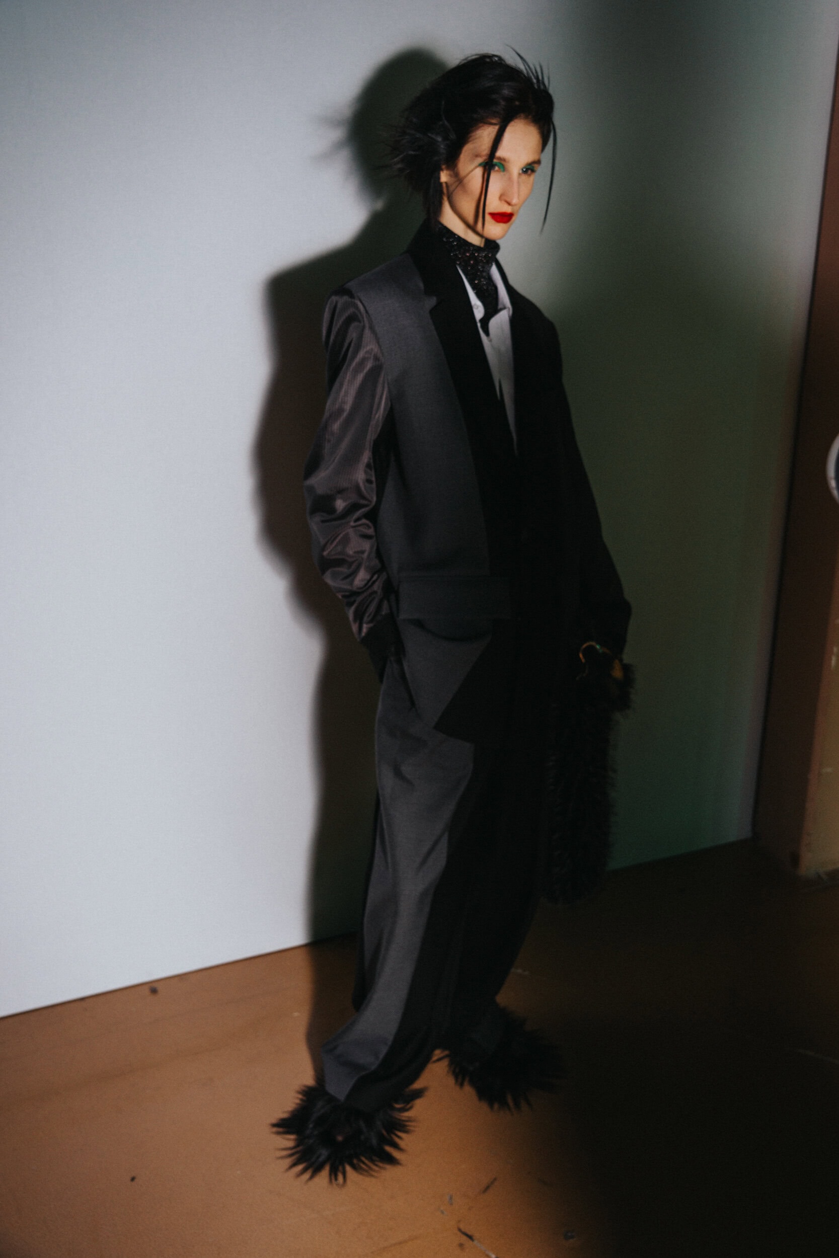 Feng Chen Wang Fall 2026 Men’s Fashion Show Backstage