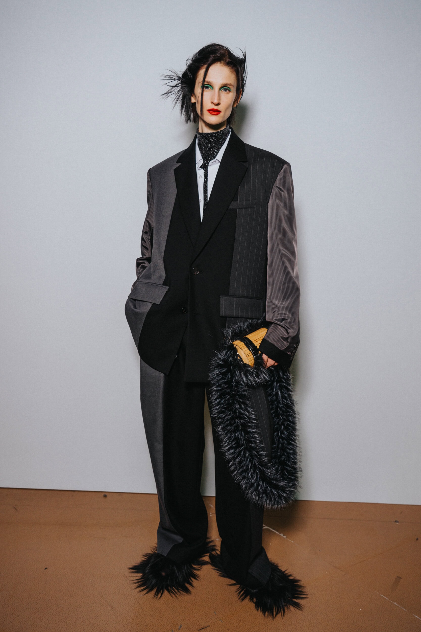 Feng Chen Wang Fall 2026 Men’s Fashion Show Backstage
