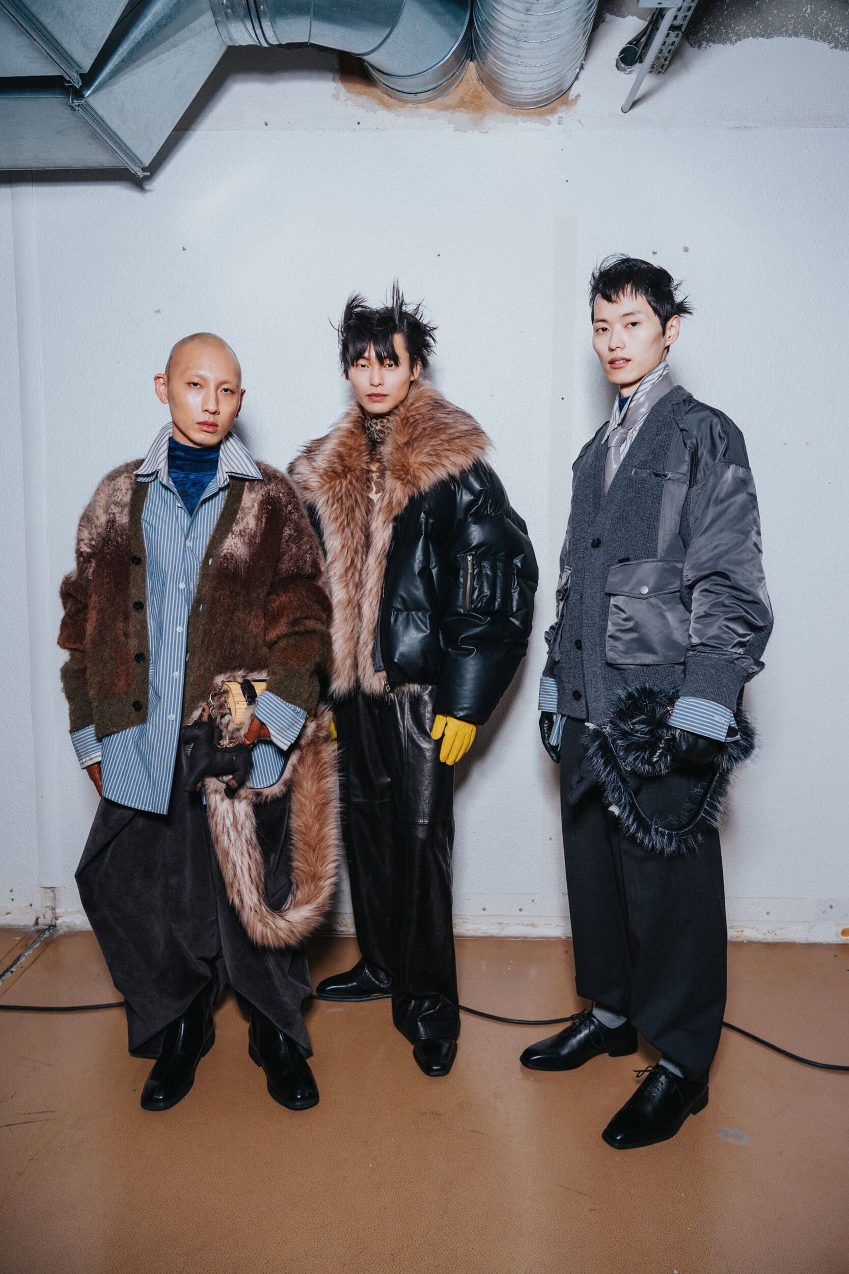 Feng Chen Wang Fall 2026 Men’s Fashion Show Backstage