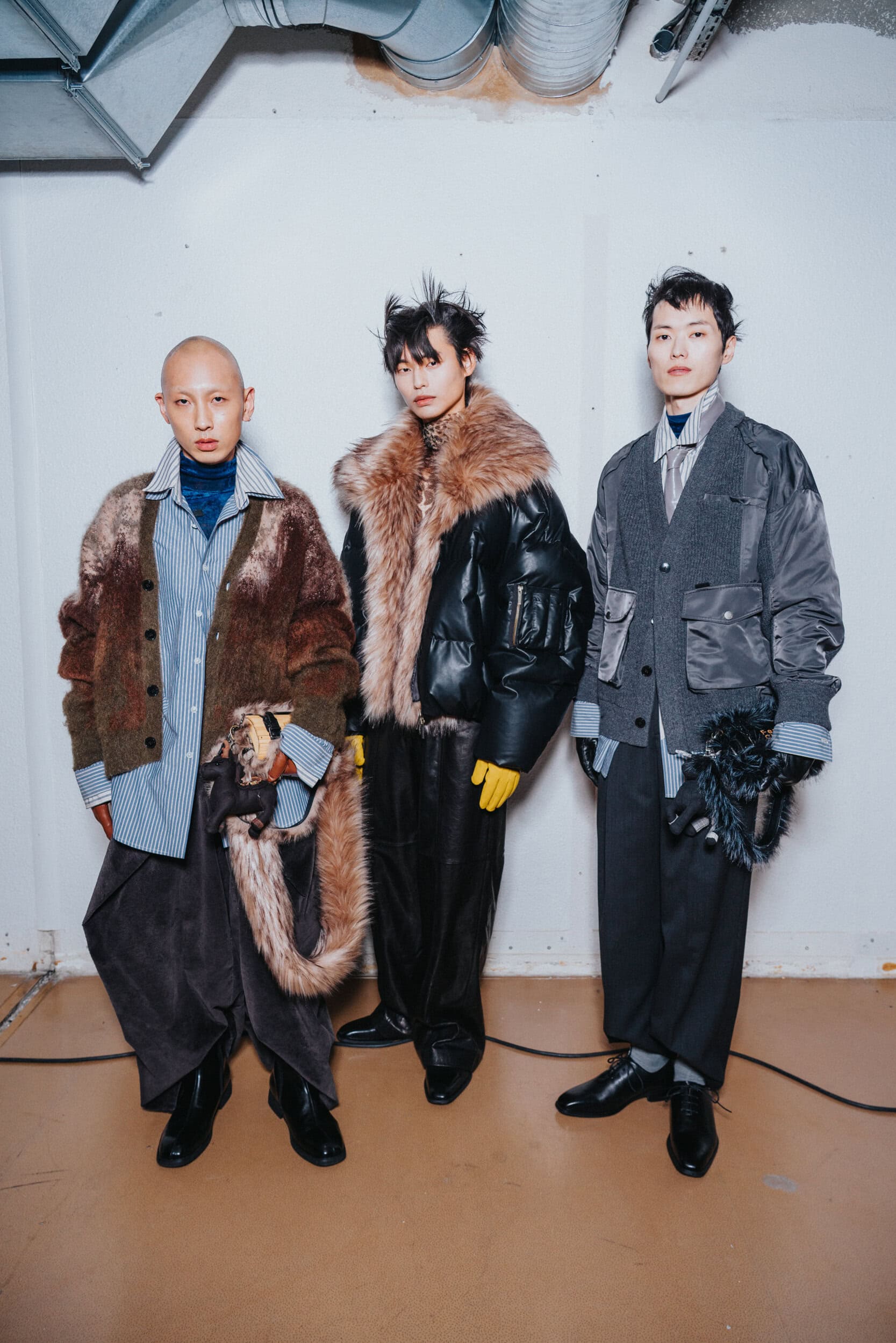 Feng Chen Wang Fall 2026 Men’s Fashion Show Backstage
