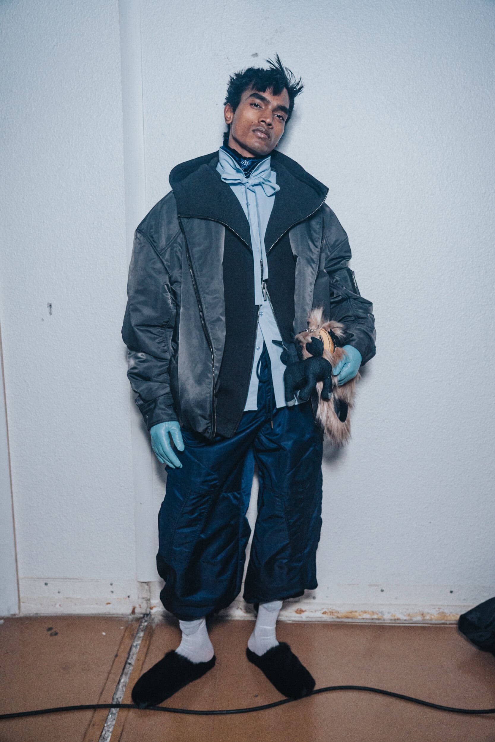 Feng Chen Wang Fall 2026 Men’s Fashion Show Backstage