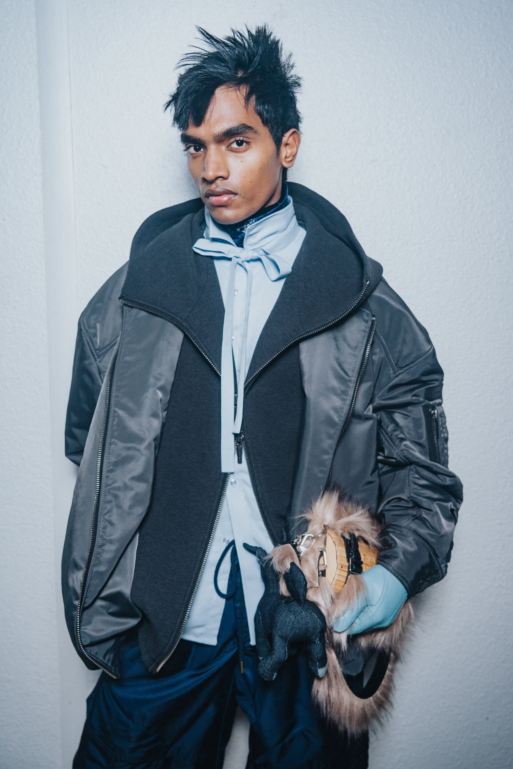 Feng Chen Wang Fall 2026 Men’s Fashion Show Backstage