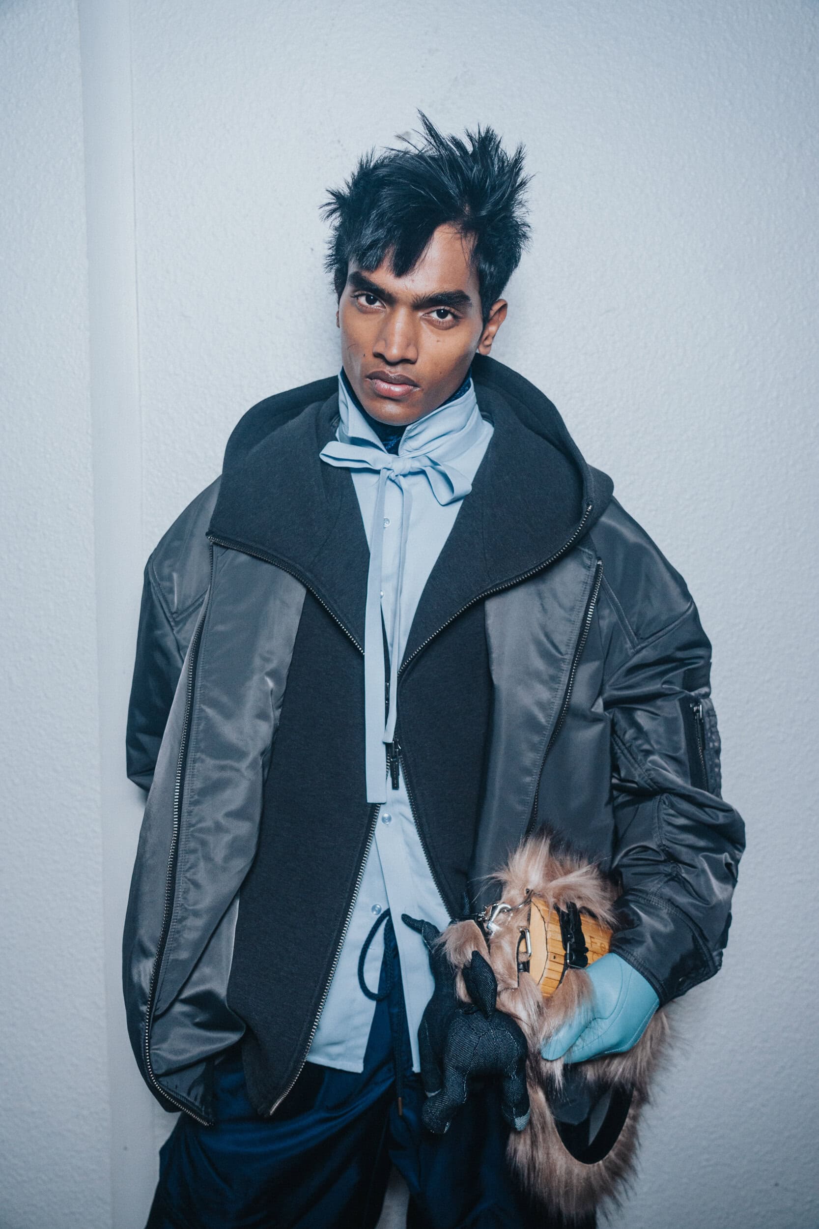 Feng Chen Wang Fall 2026 Men’s Fashion Show Backstage