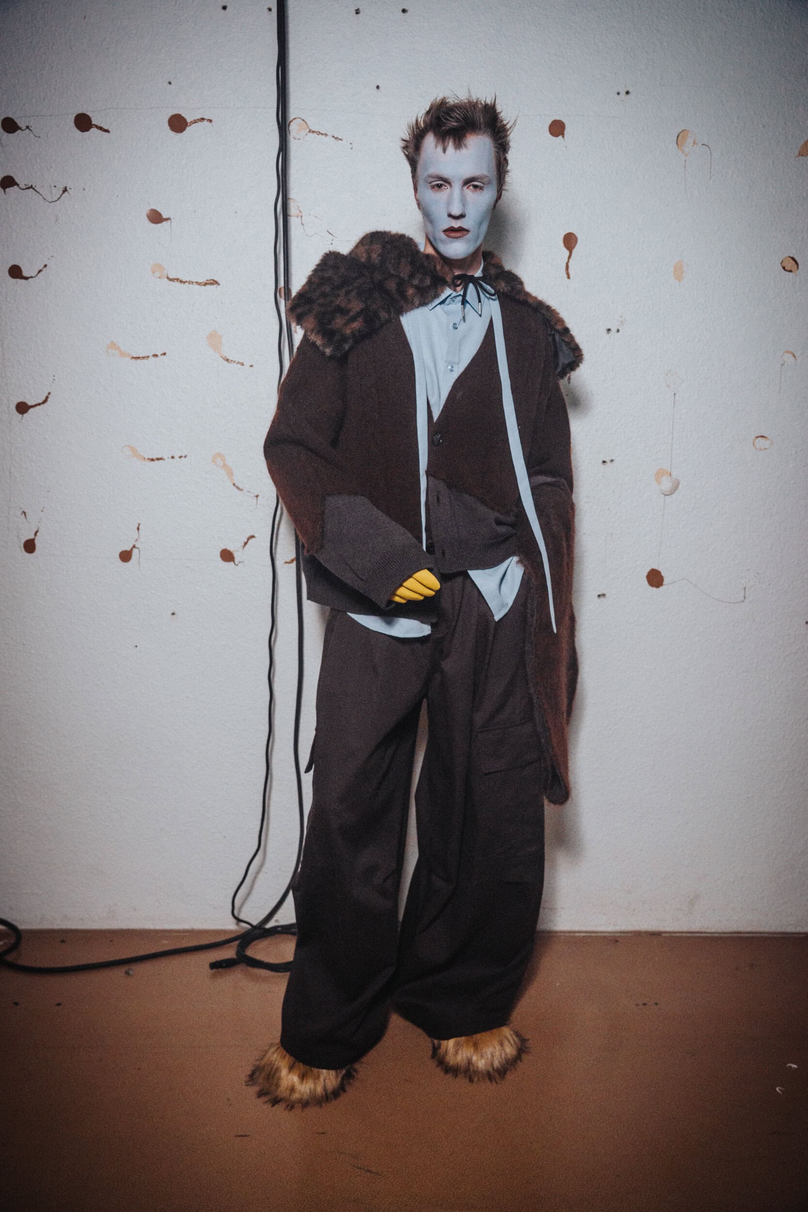 Feng Chen Wang Fall 2026 Men’s Fashion Show Backstage