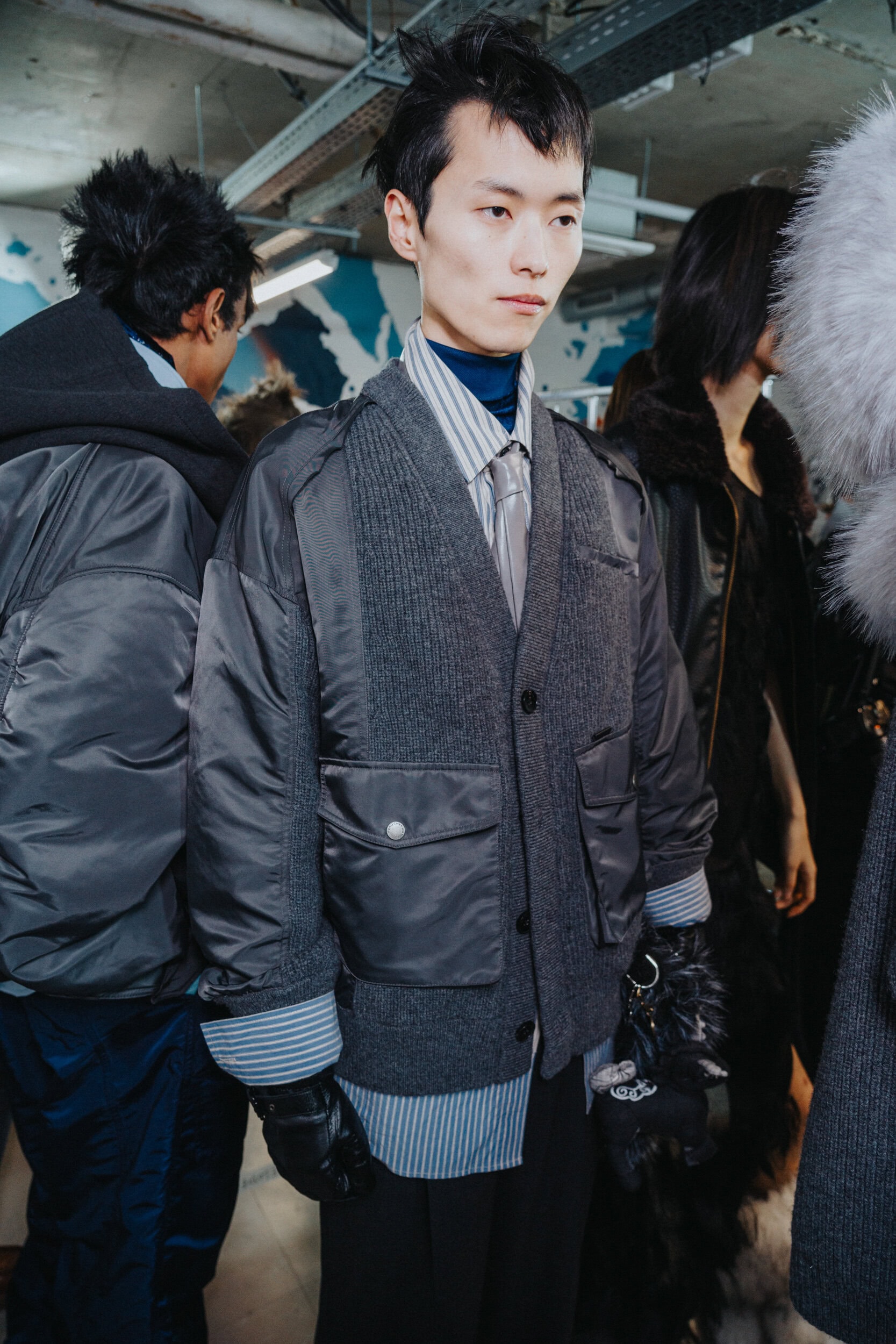 Feng Chen Wang Fall 2026 Men’s Fashion Show Backstage