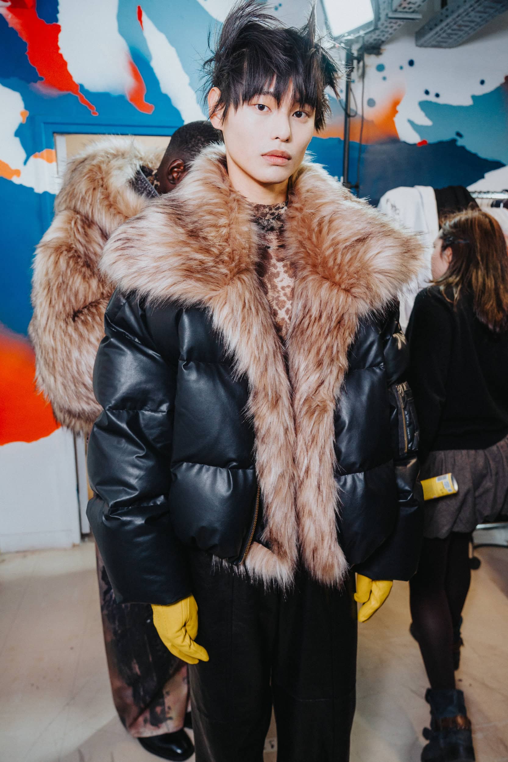 Feng Chen Wang Fall 2026 Men’s Fashion Show Backstage