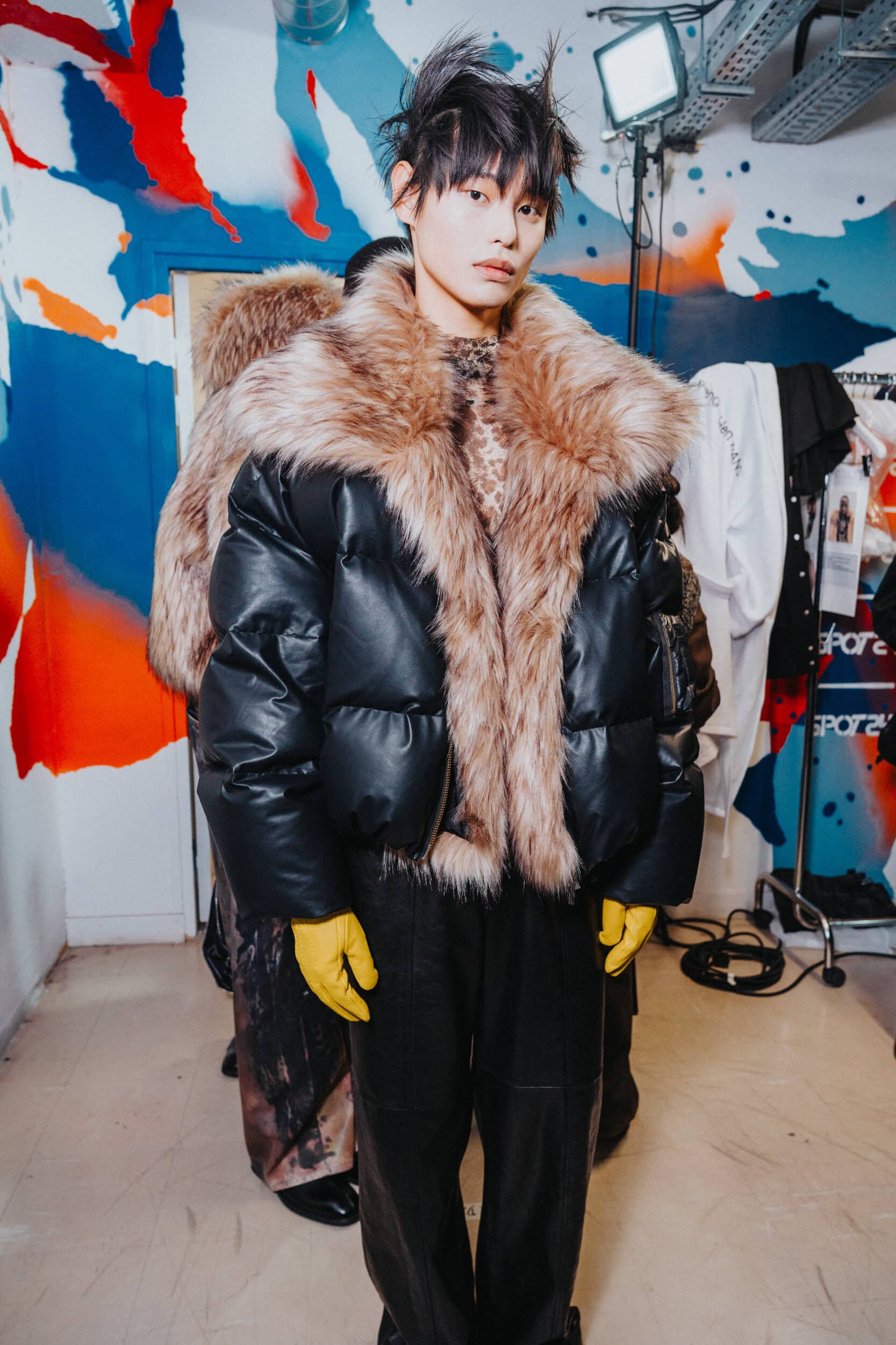 Feng Chen Wang Fall 2026 Men’s Fashion Show Backstage