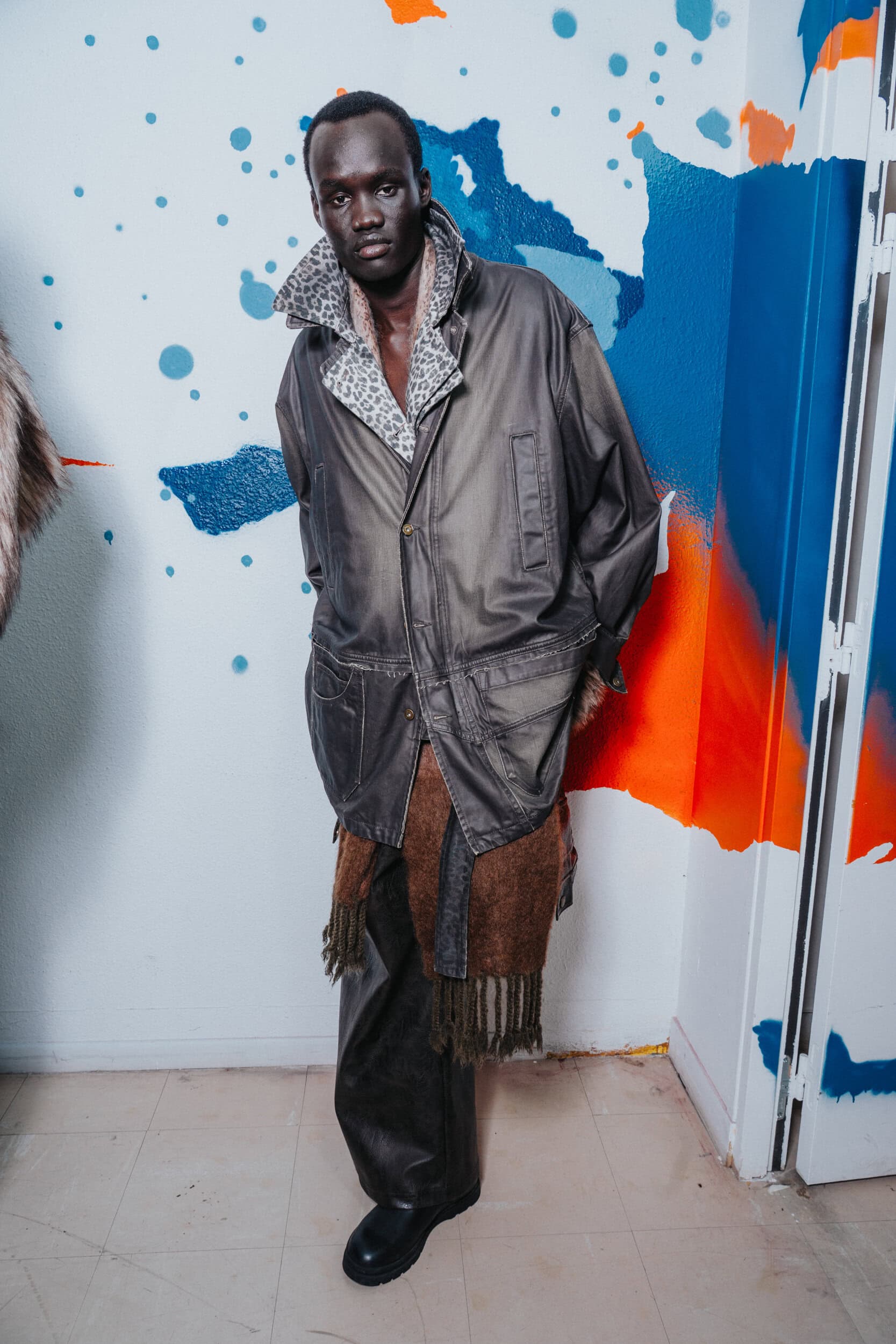 Feng Chen Wang Fall 2026 Men’s Fashion Show Backstage