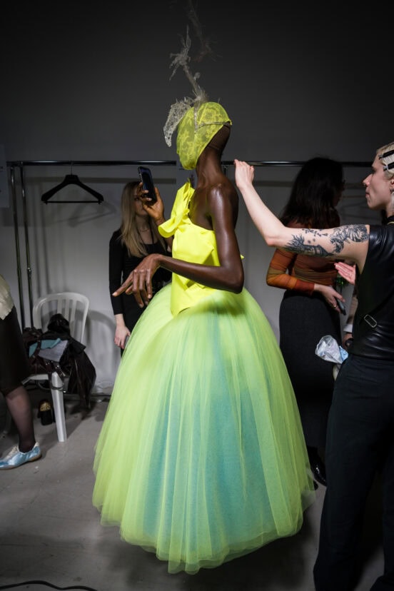 Germanier Spring 2026 Couture Fashion Show Backstage