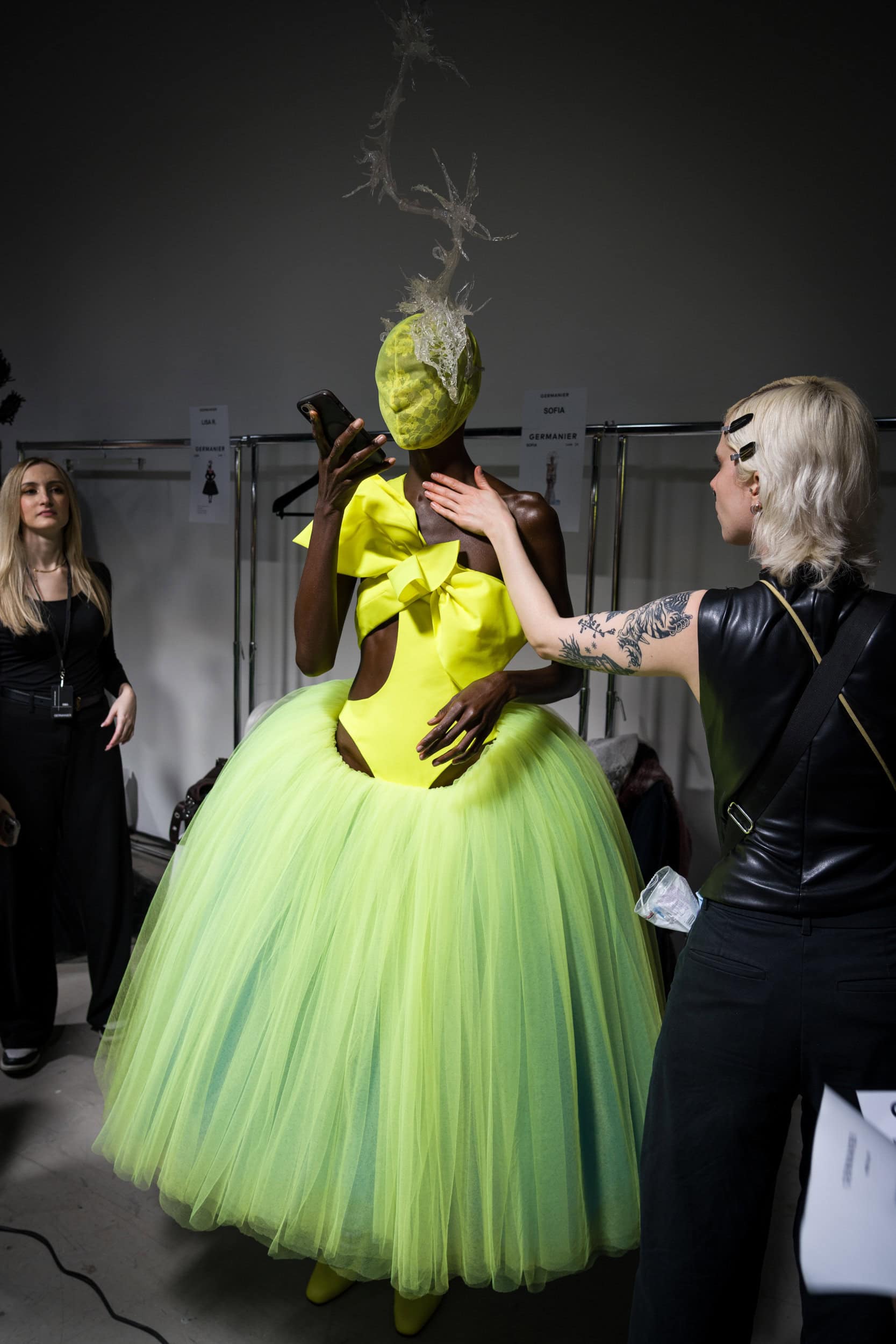 Germanier Spring 2026 Couture Fashion Show Backstage