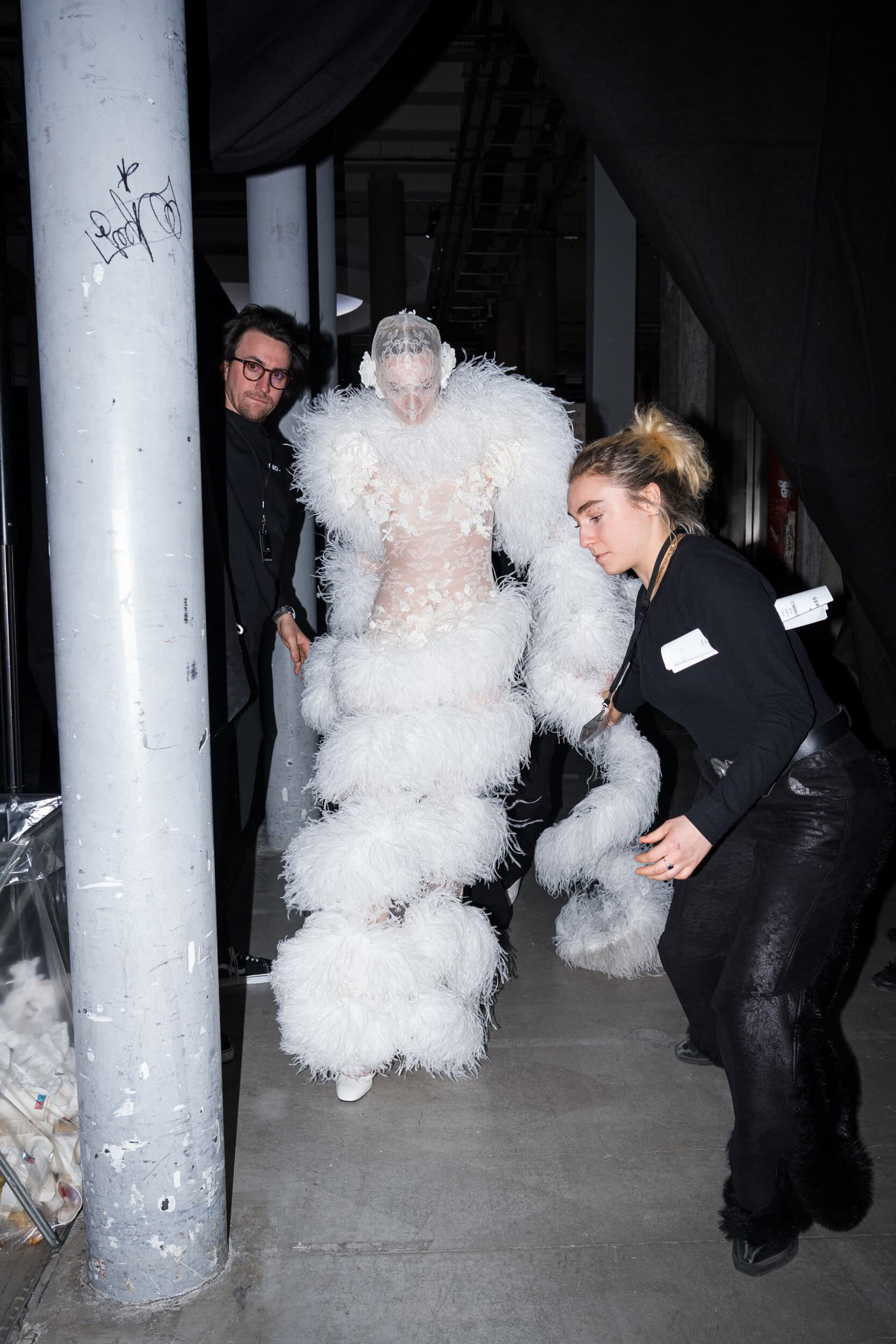 Germanier Spring 2026 Couture Fashion Show Backstage