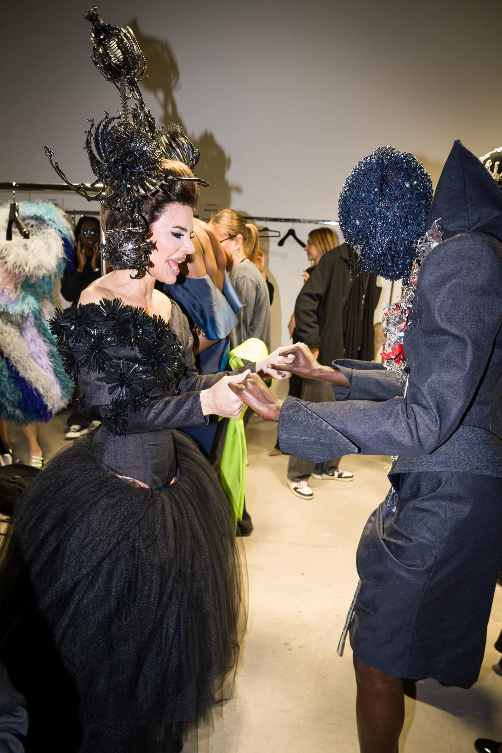 Germanier Spring 2026 Couture Fashion Show Backstage