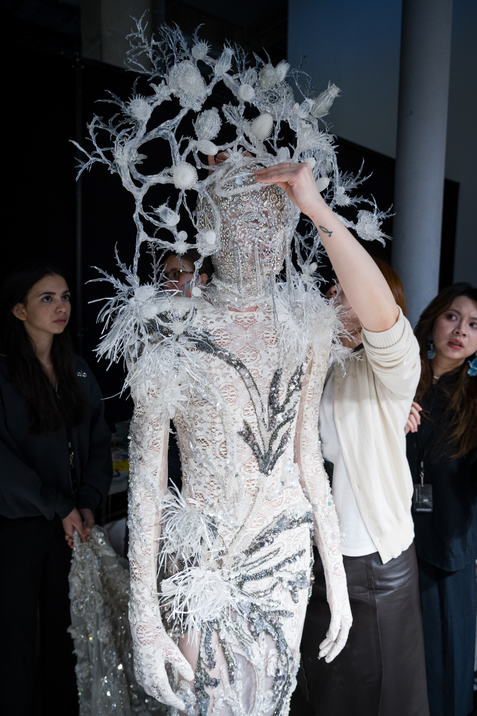 Germanier Spring 2026 Couture Fashion Show Backstage