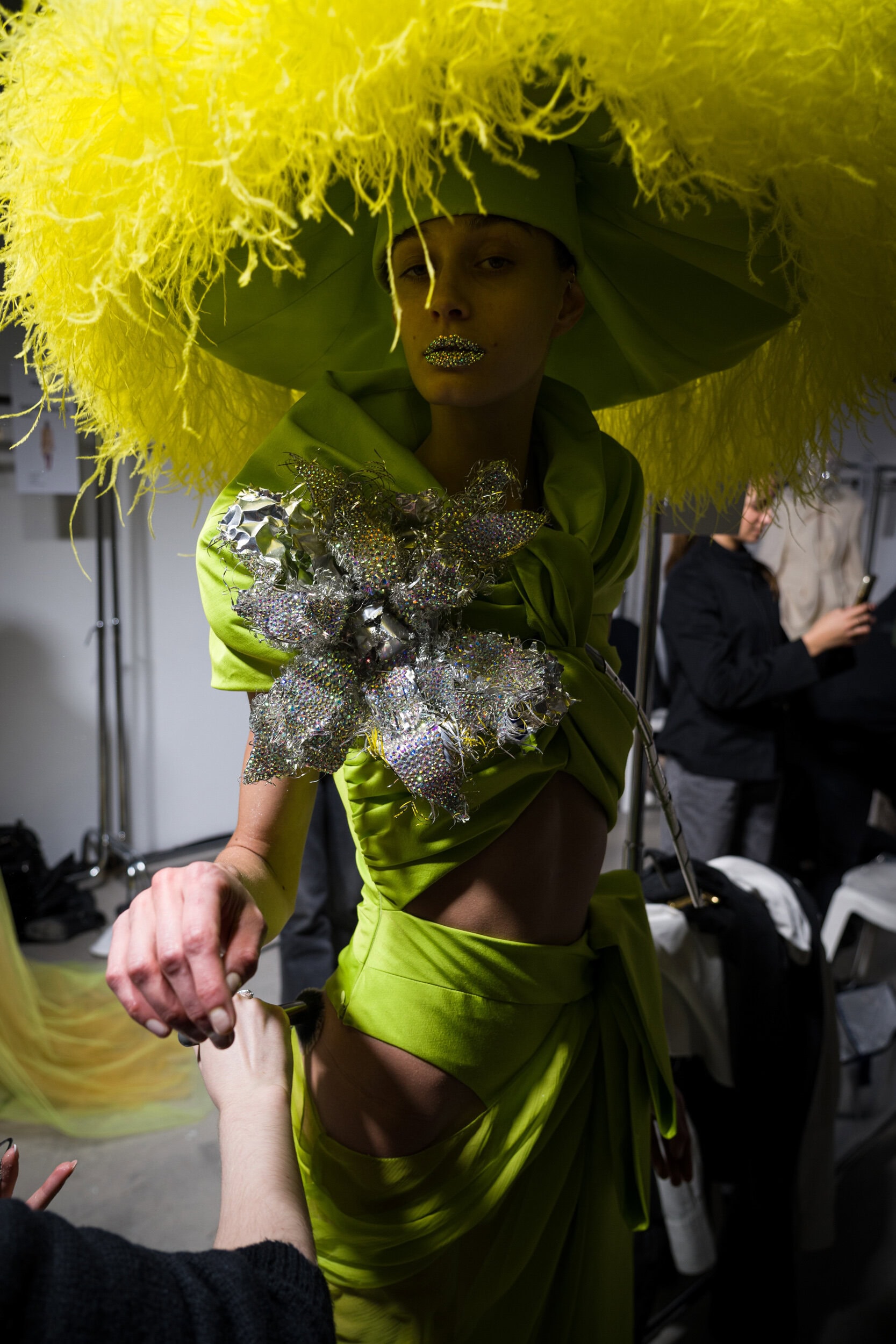 Germanier Spring 2026 Couture Fashion Show Backstage