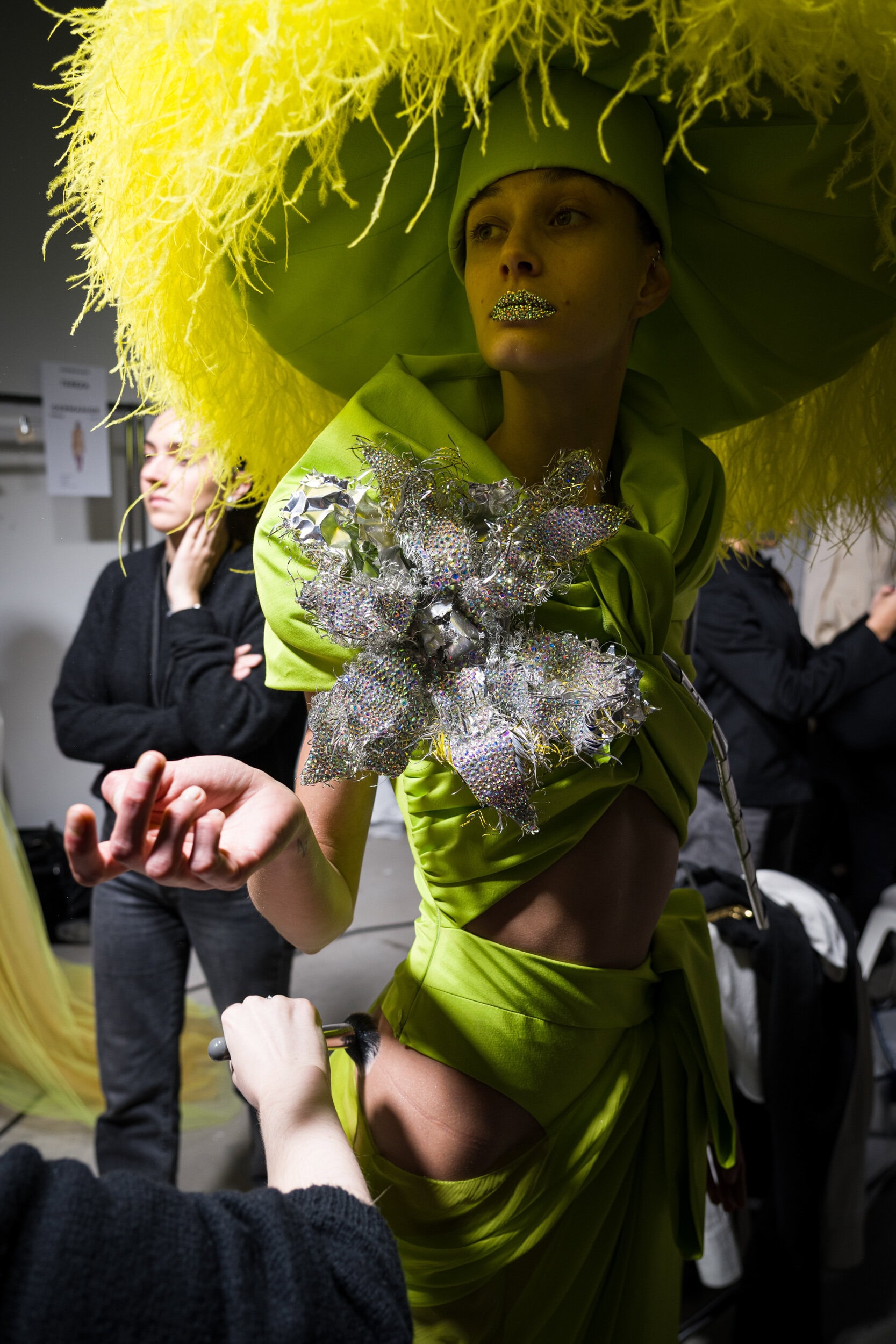 Germanier Spring 2026 Couture Fashion Show Backstage