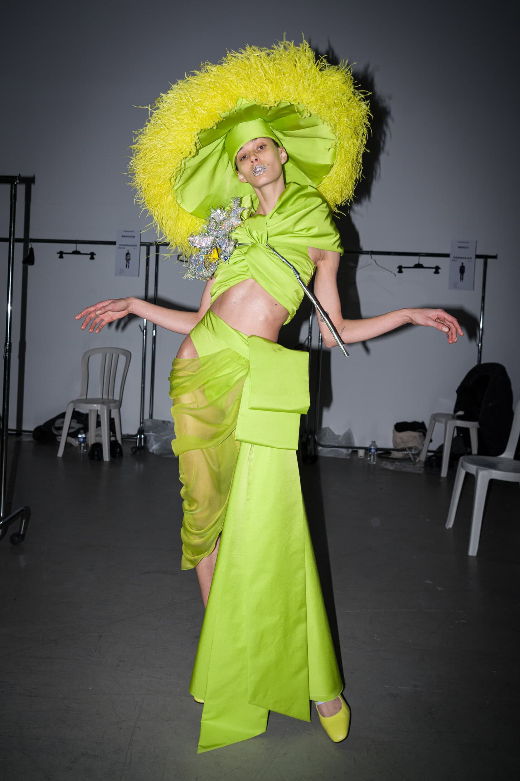 Germanier Spring 2026 Couture Fashion Show Backstage