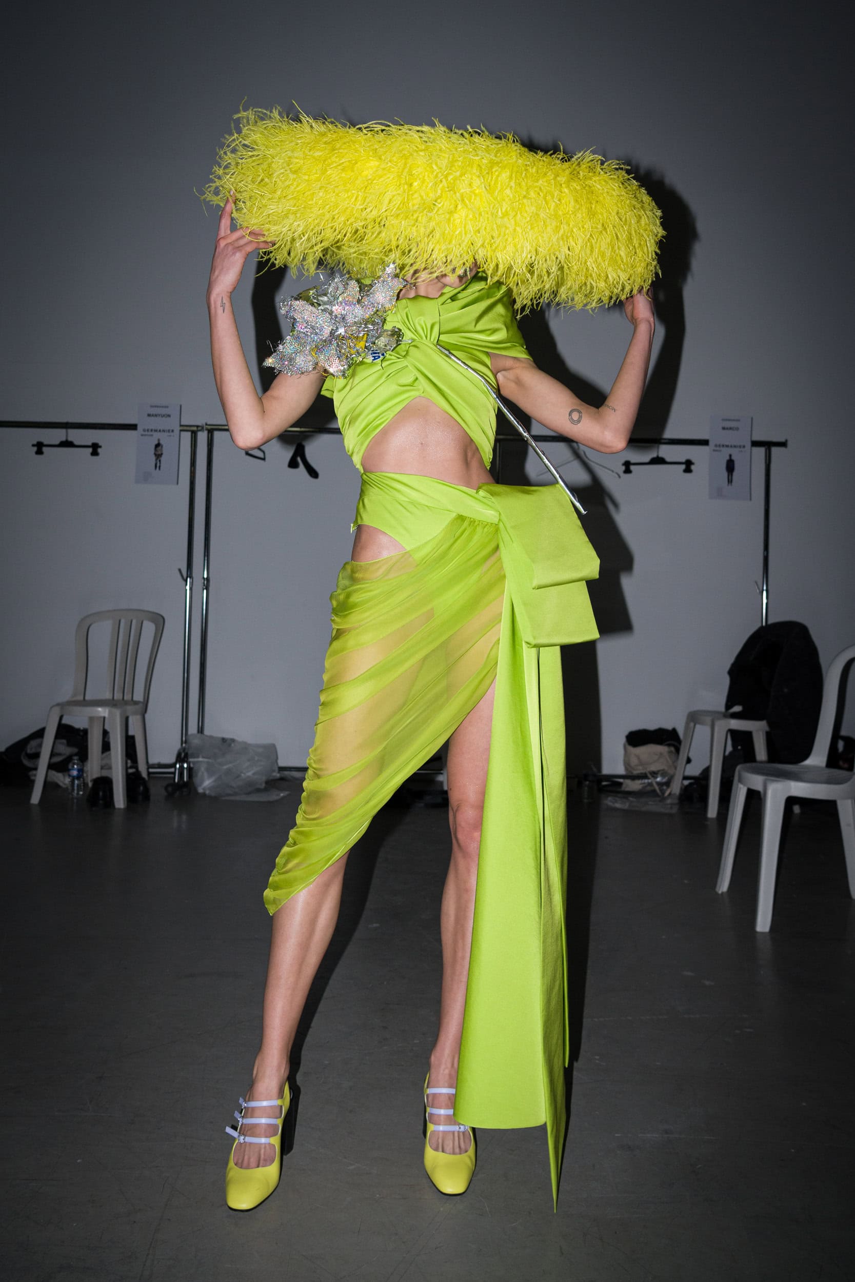 Germanier Spring 2026 Couture Fashion Show Backstage