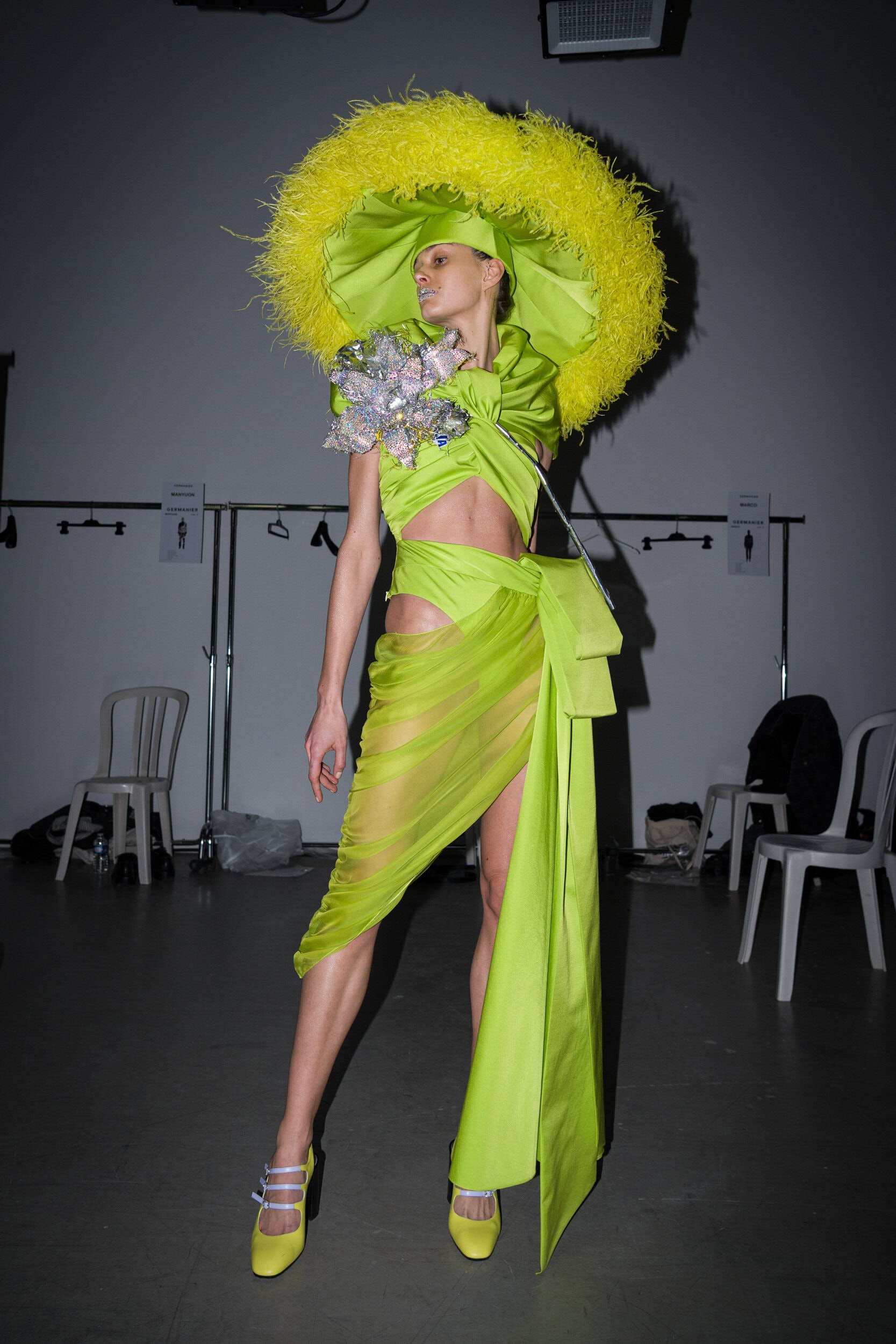 Germanier Spring 2026 Couture Fashion Show Backstage