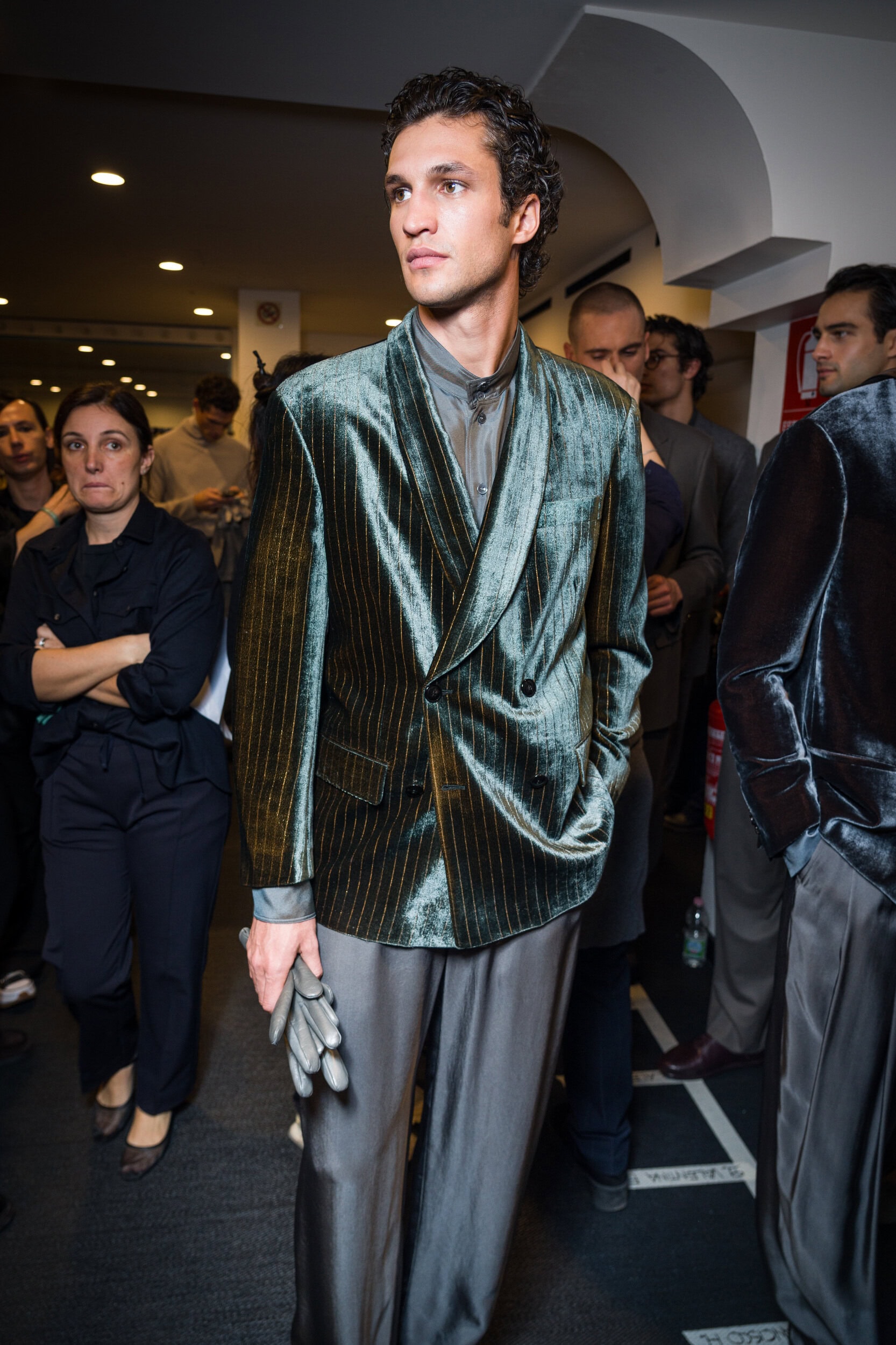 Giorgio Armani Fall 2026 Men’s Fashion Show Backstage