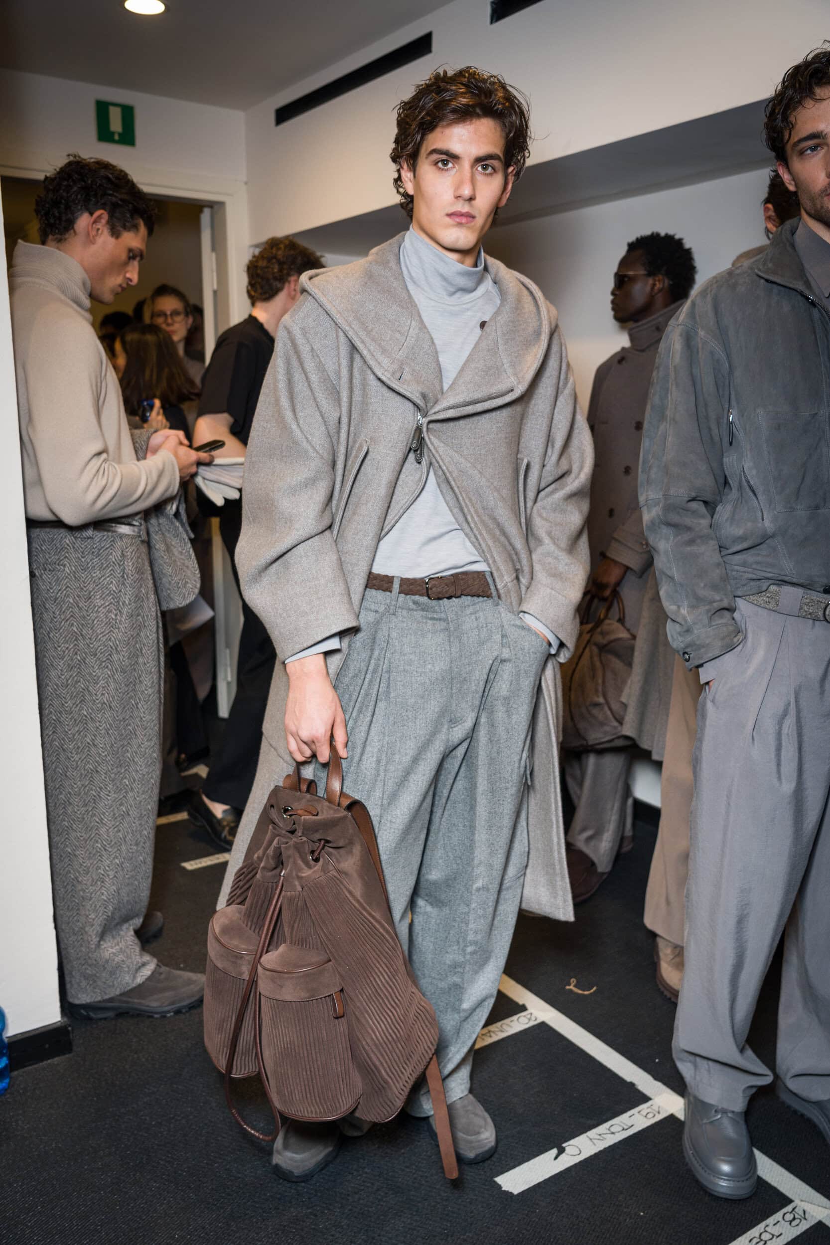 Giorgio Armani Fall 2026 Men’s Fashion Show Backstage