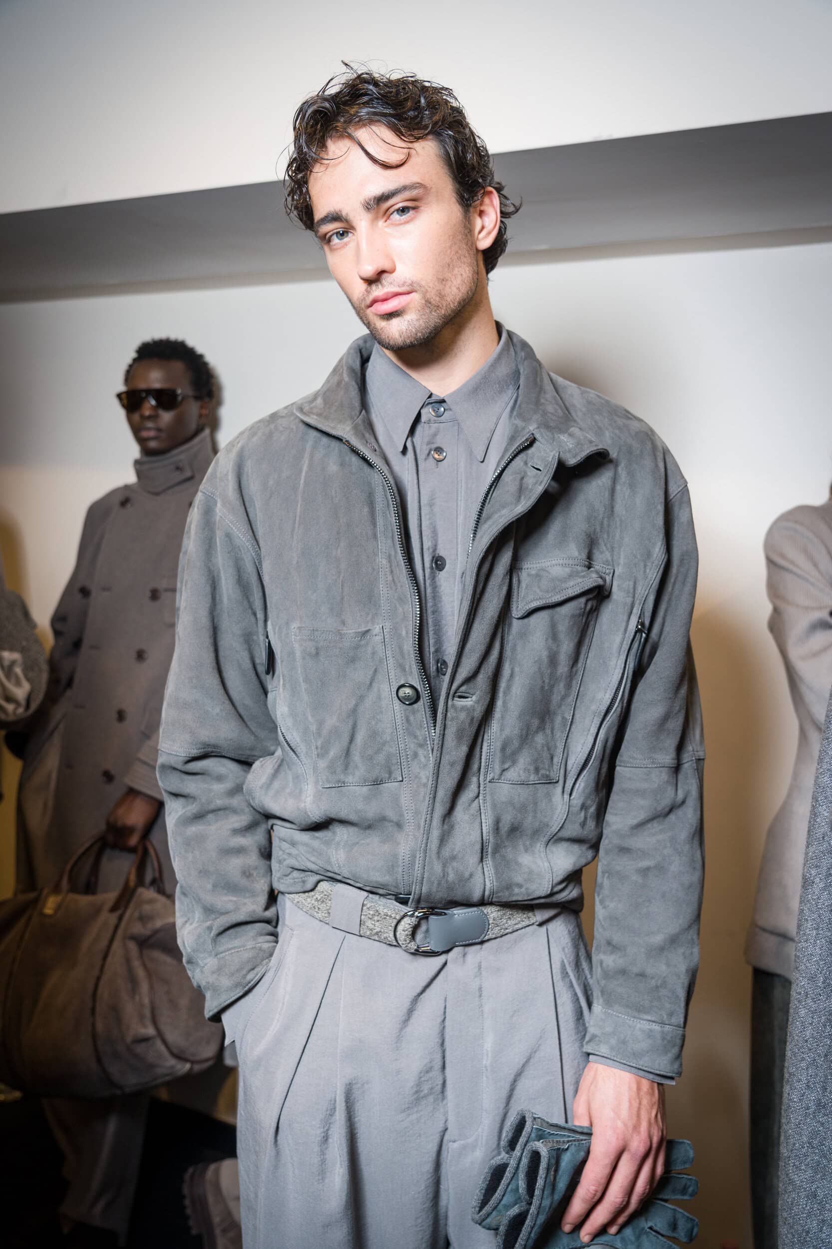 Giorgio Armani Fall 2026 Men’s Fashion Show Backstage