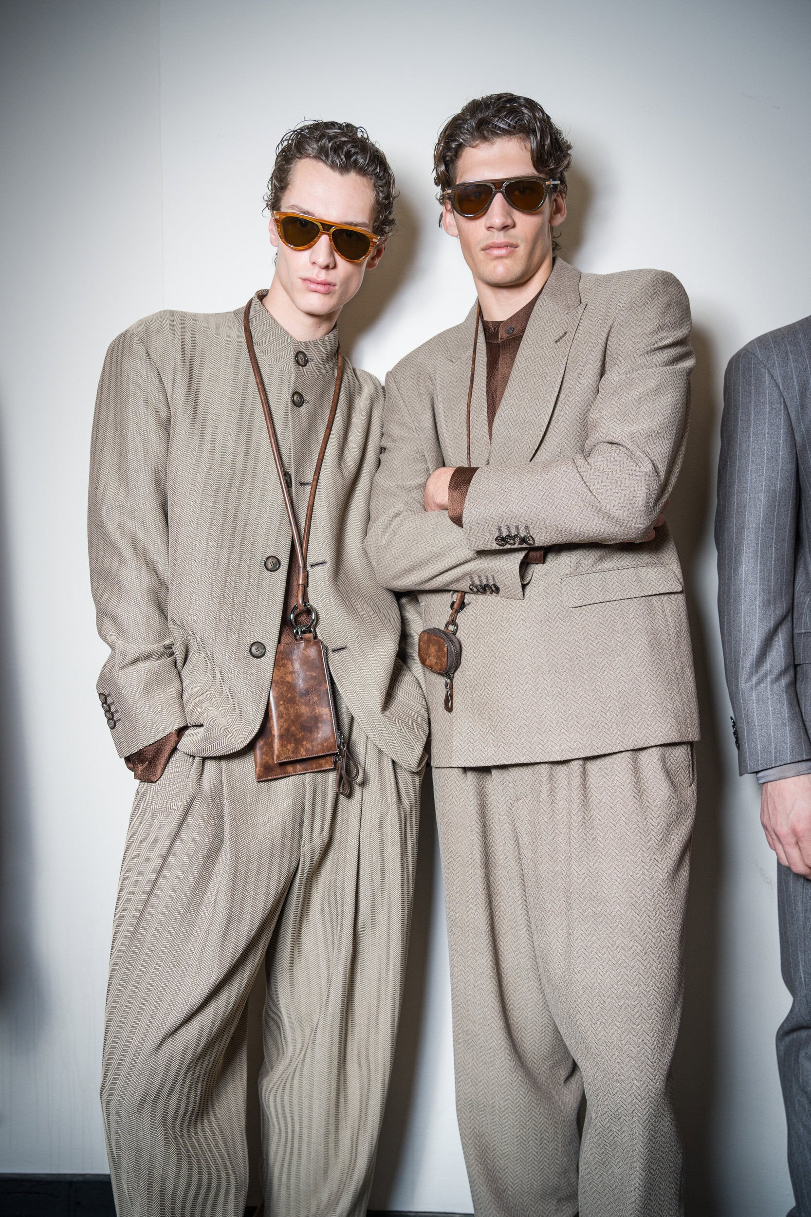 Giorgio Armani Fall 2026 Men’s Fashion Show Backstage
