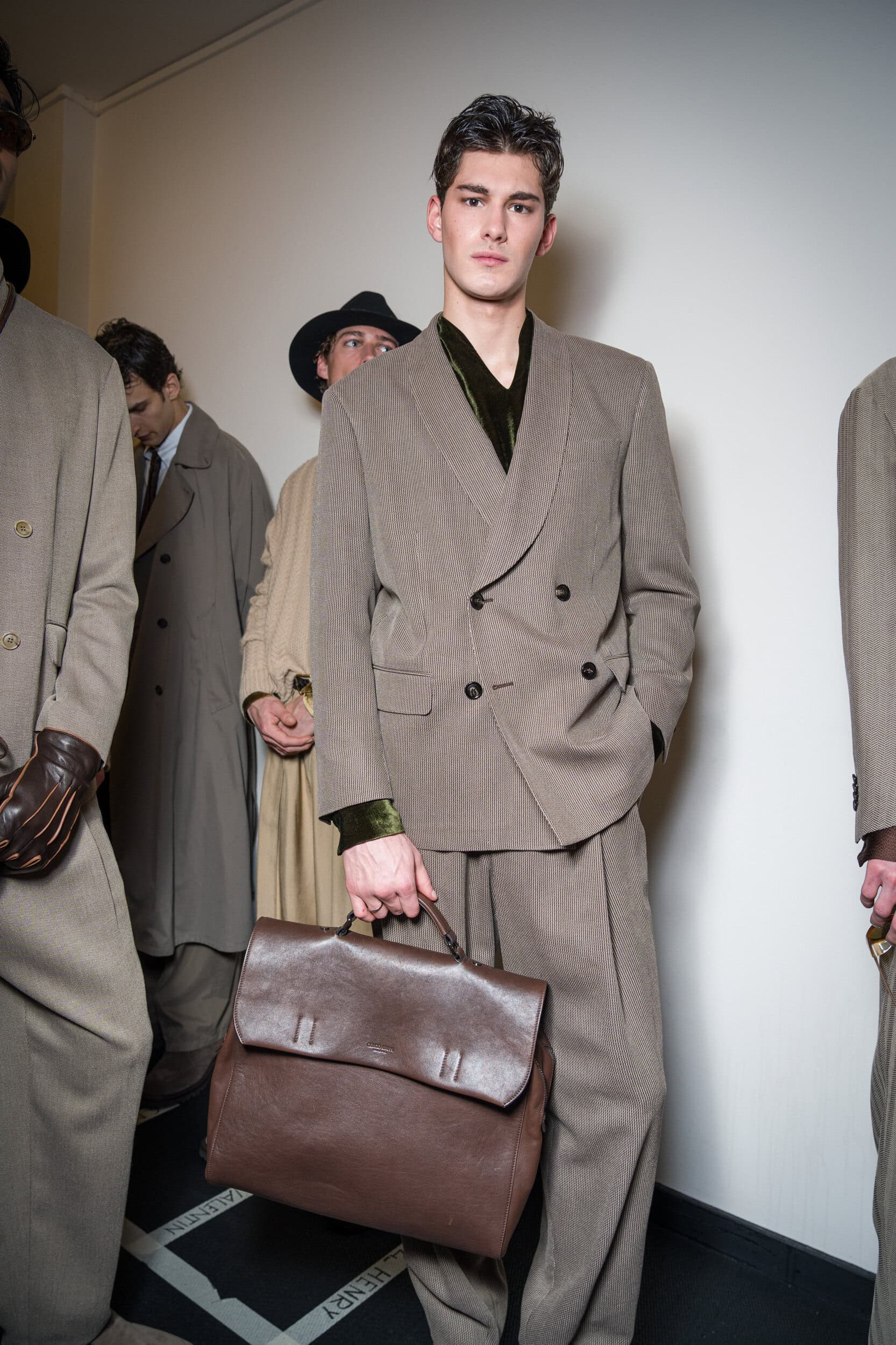 Giorgio Armani Fall 2026 Men’s Fashion Show Backstage
