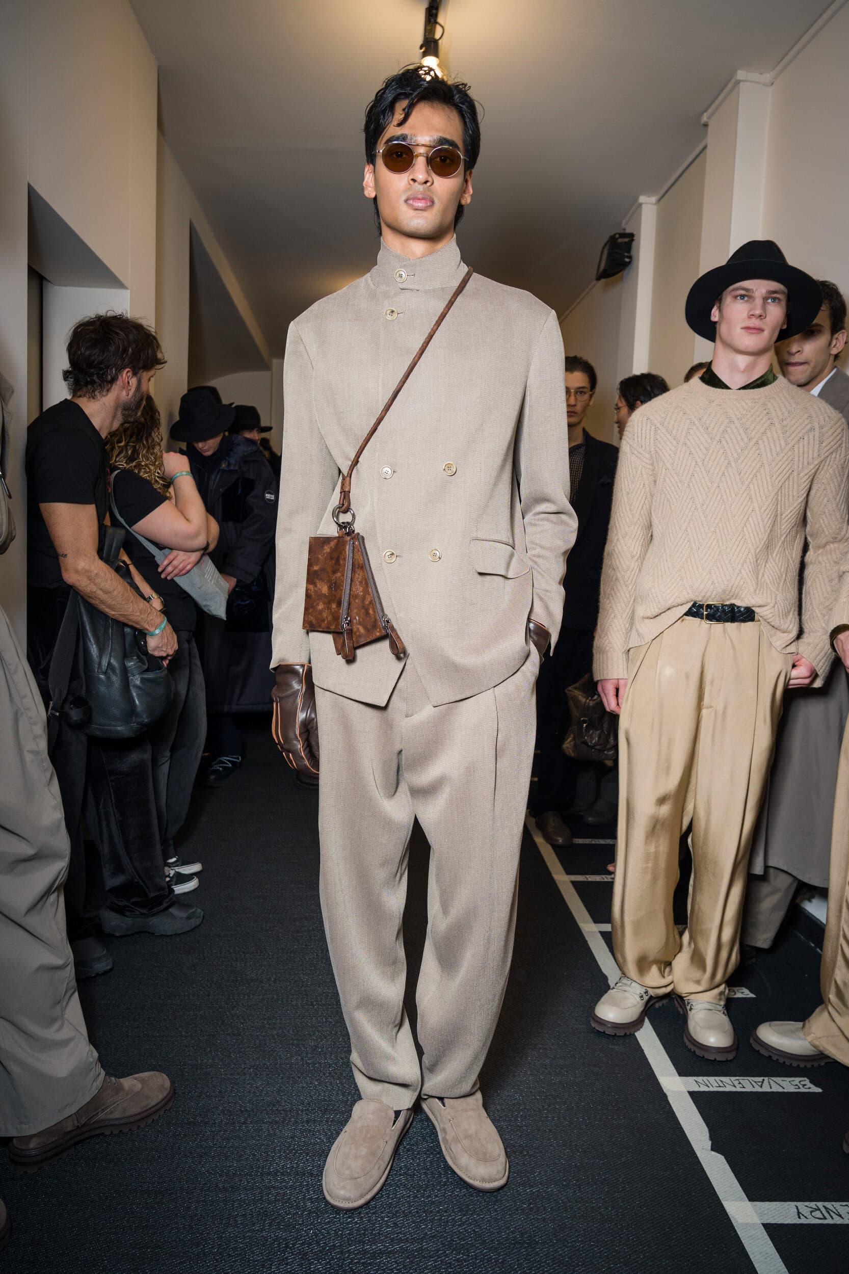 Giorgio Armani Fall 2026 Men’s Fashion Show Backstage