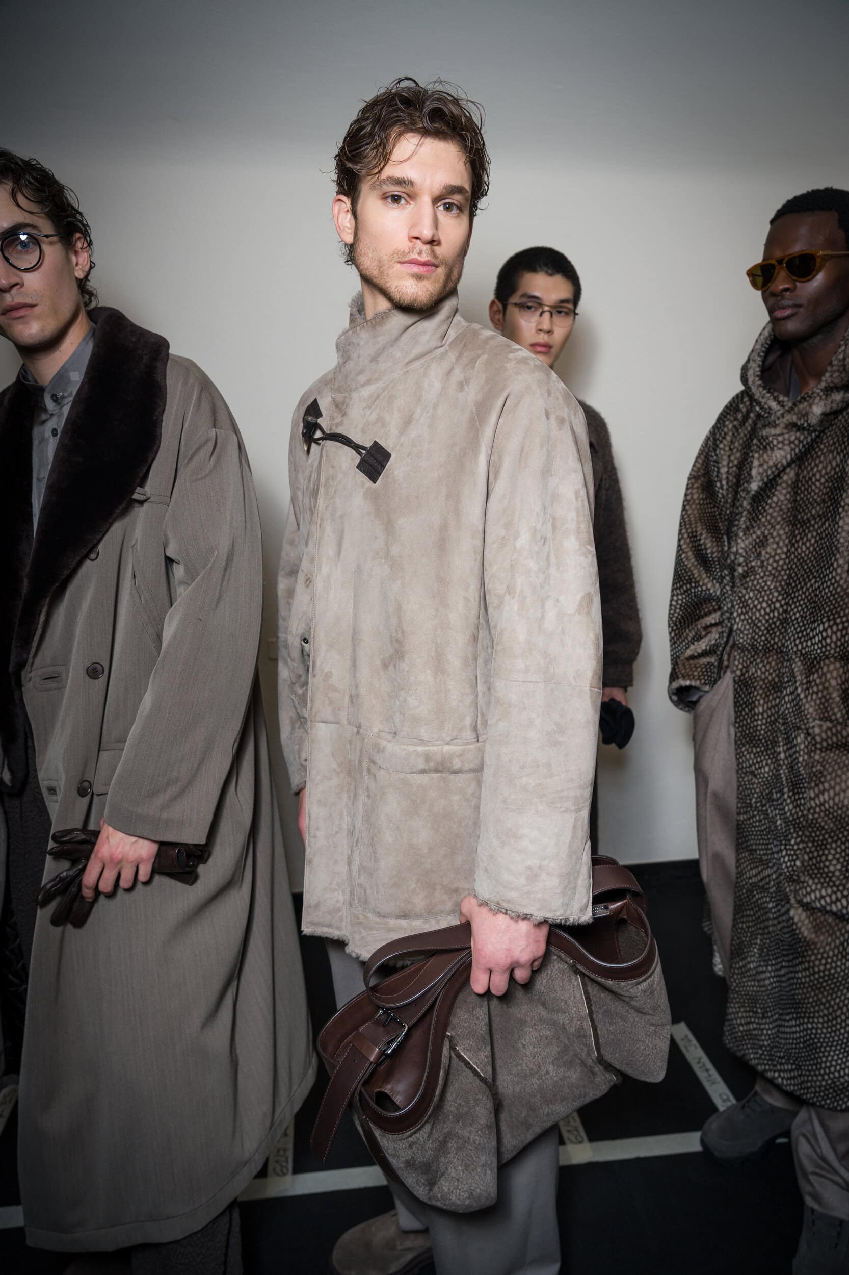 Giorgio Armani Fall 2026 Men’s Fashion Show Backstage