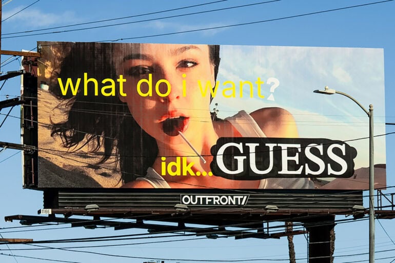 Guess Jeans 'Idk… Guess' 2026 Ad Campaign