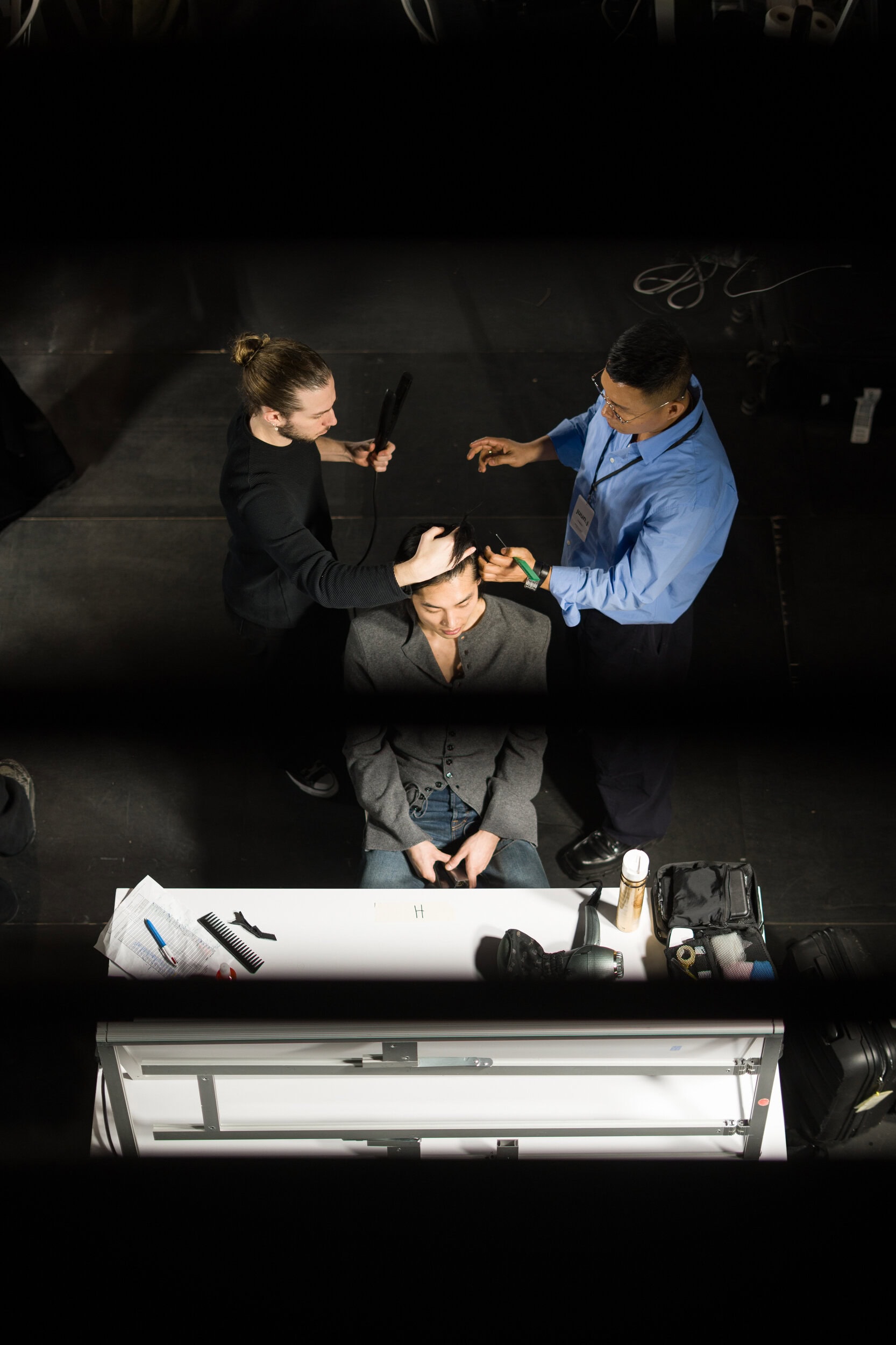 Juun J Fall 2026 Men’s Fashion Show Backstage