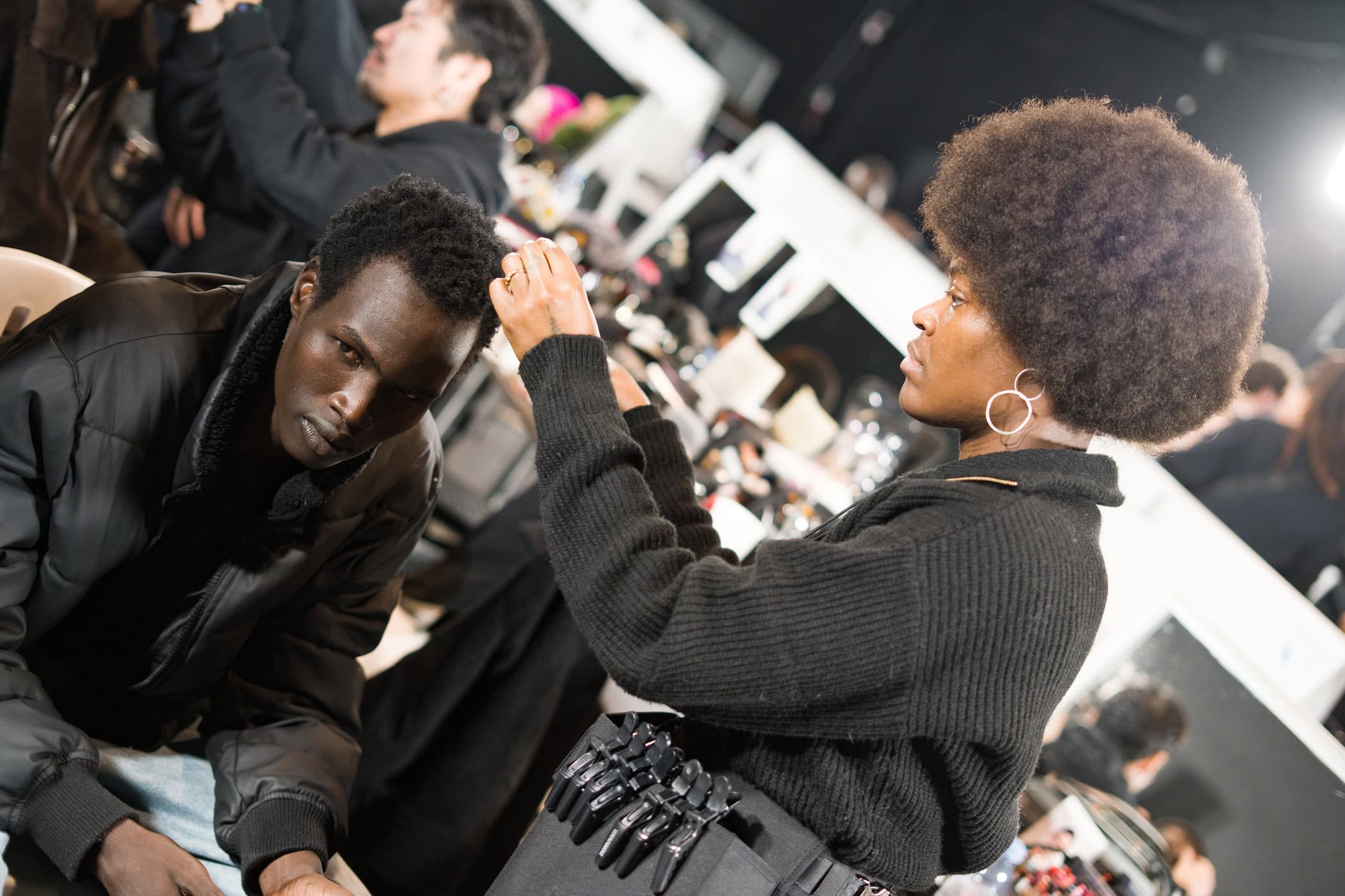 Juun J Fall 2026 Men’s Fashion Show Backstage