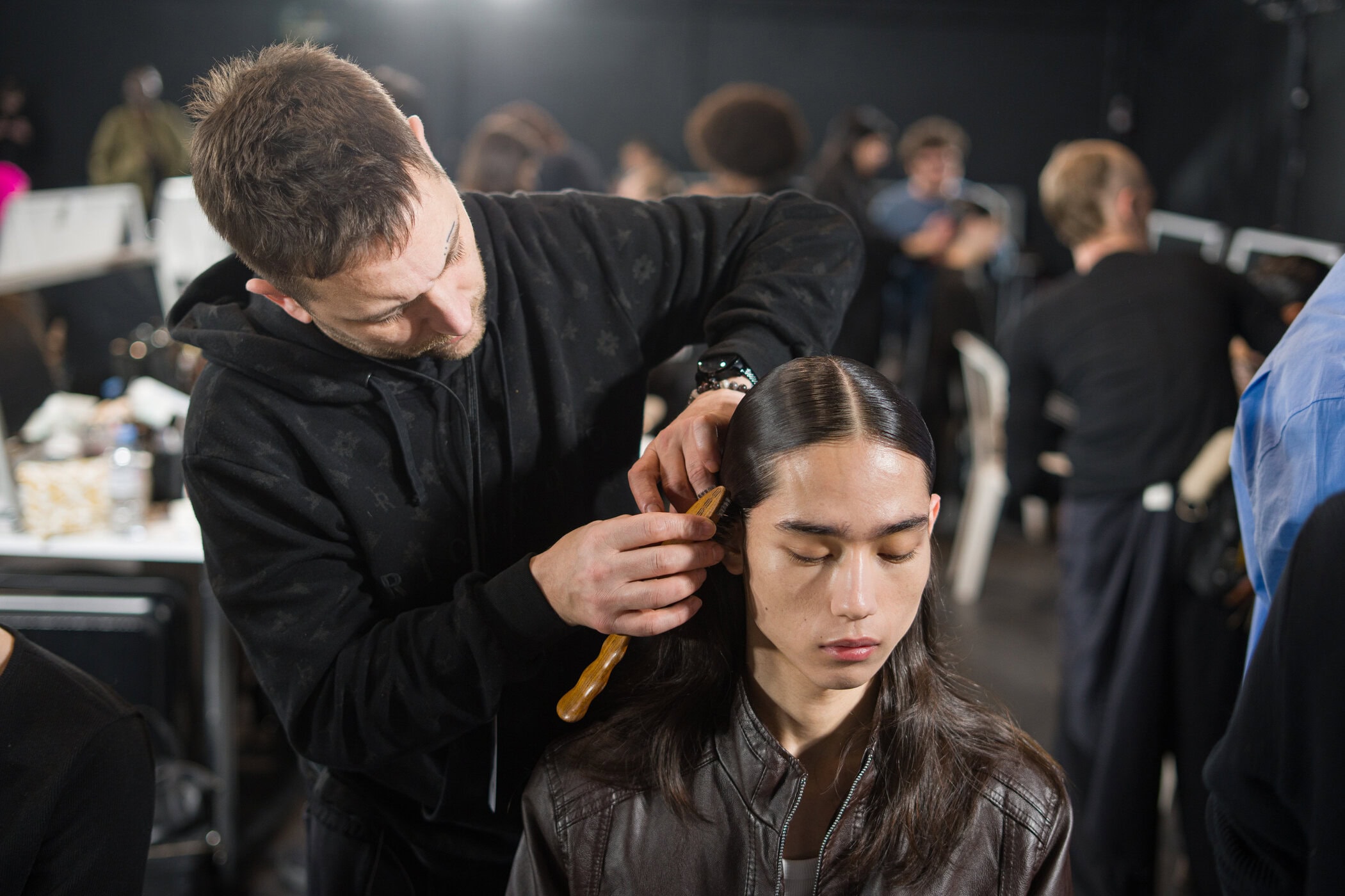 Juun J Fall 2026 Men’s Fashion Show Backstage