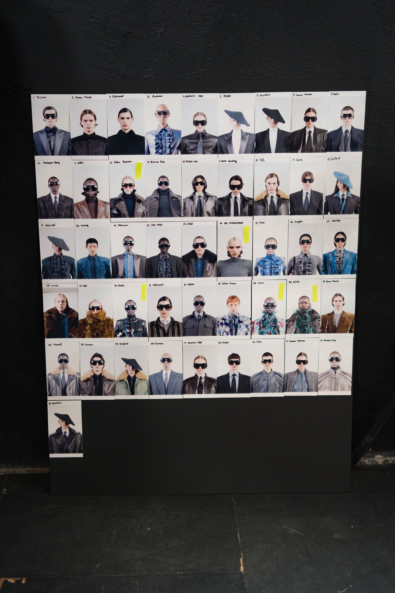 Juun J Fall 2026 Men’s Fashion Show Backstage