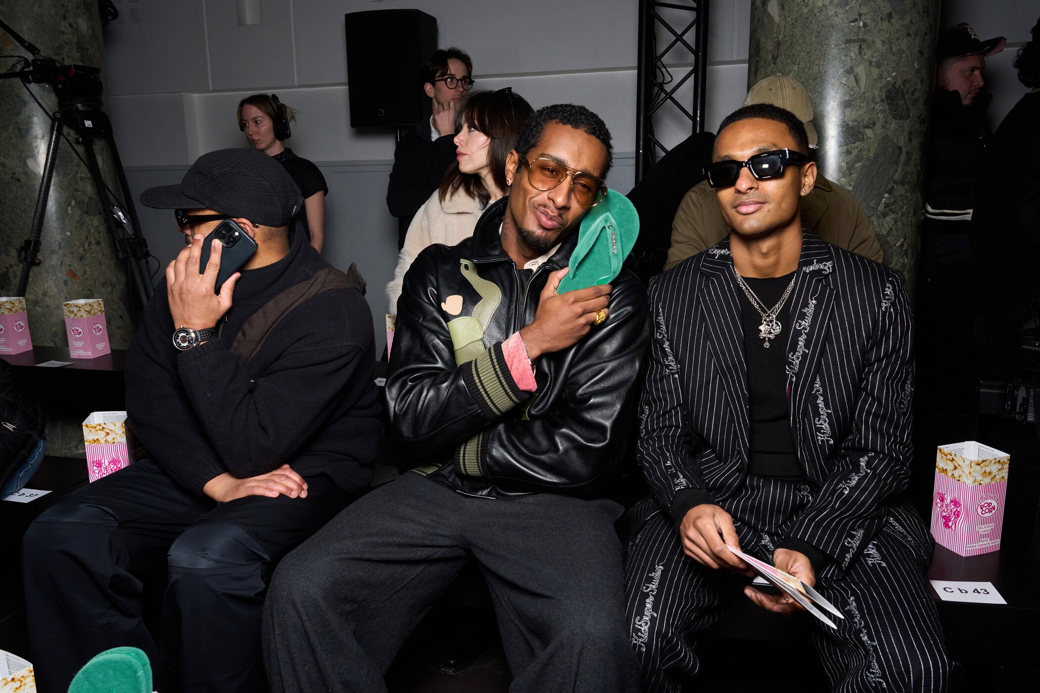 Kidsuper Studios Fall 2026 Men’s Fashion Show Front Row