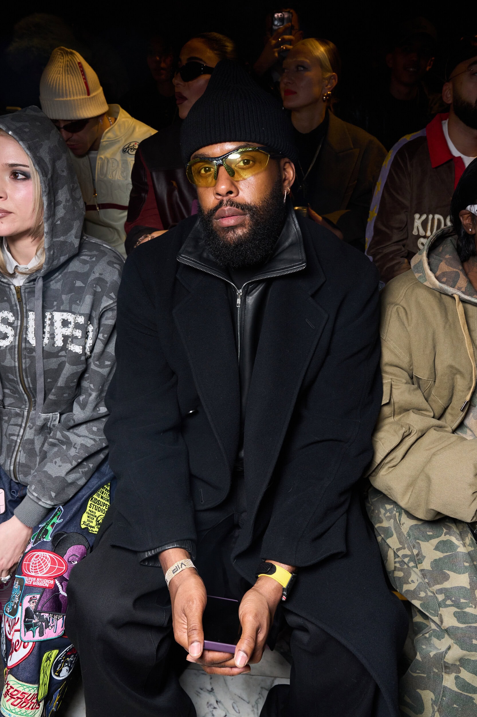 Kidsuper Studios Fall 2026 Men’s Fashion Show Front Row