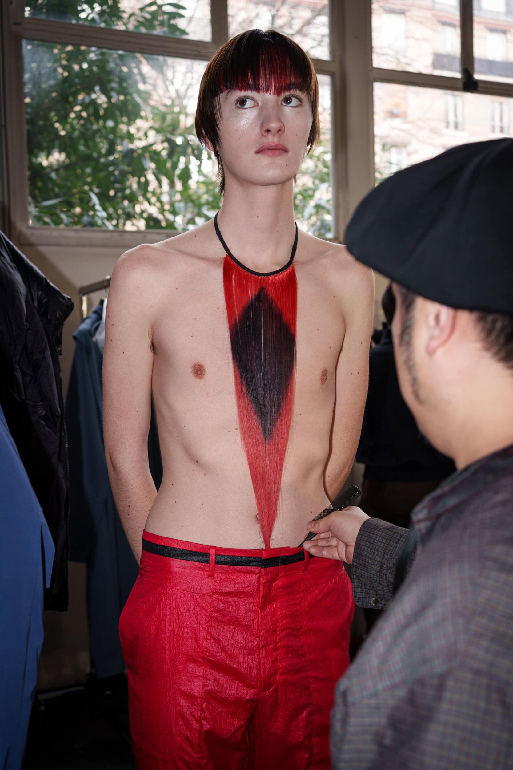 Kiko Kostadinov Fall 2026 Men’s Fashion Show Backstage