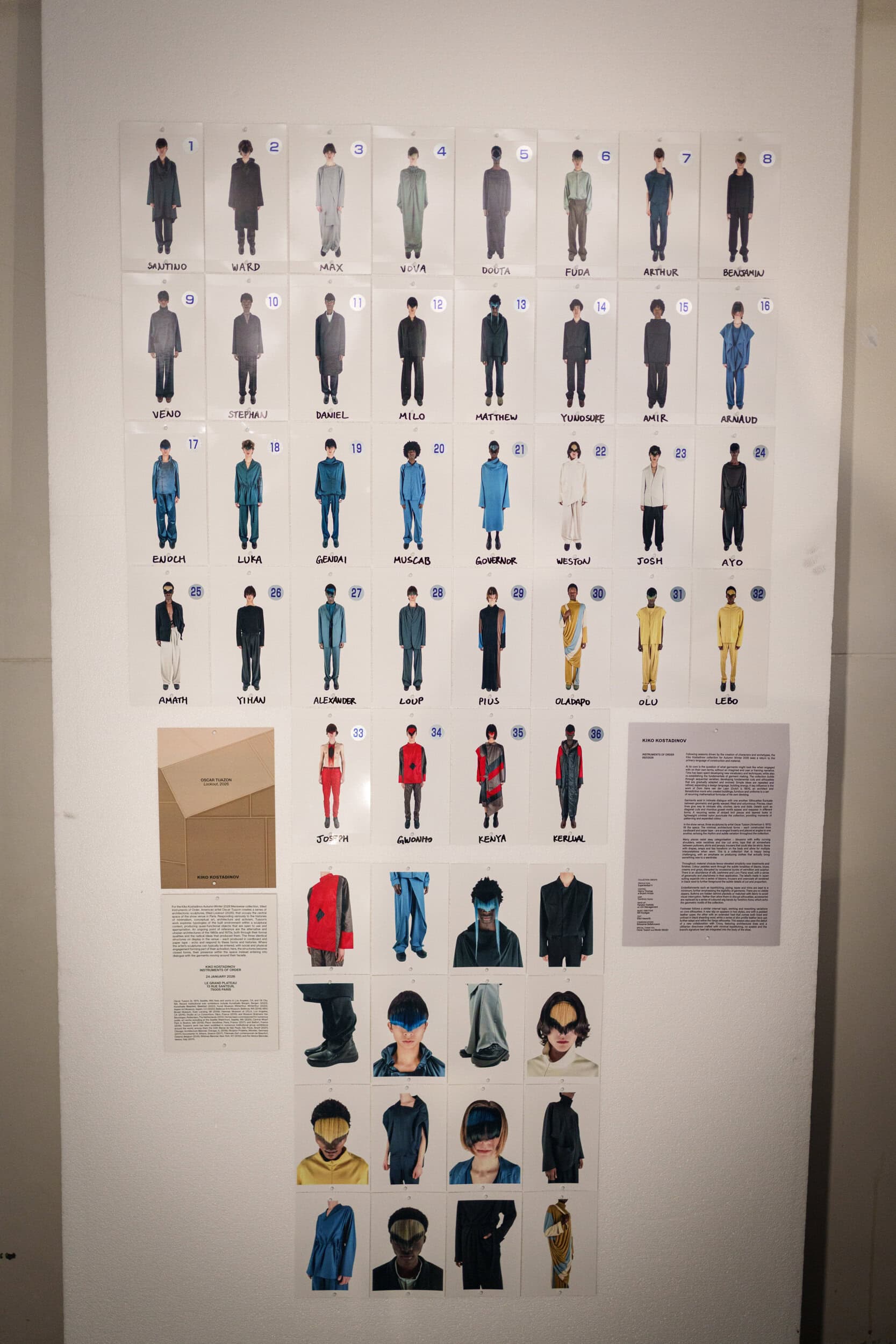 Kiko Kostadinov Fall 2026 Men’s Fashion Show Backstage