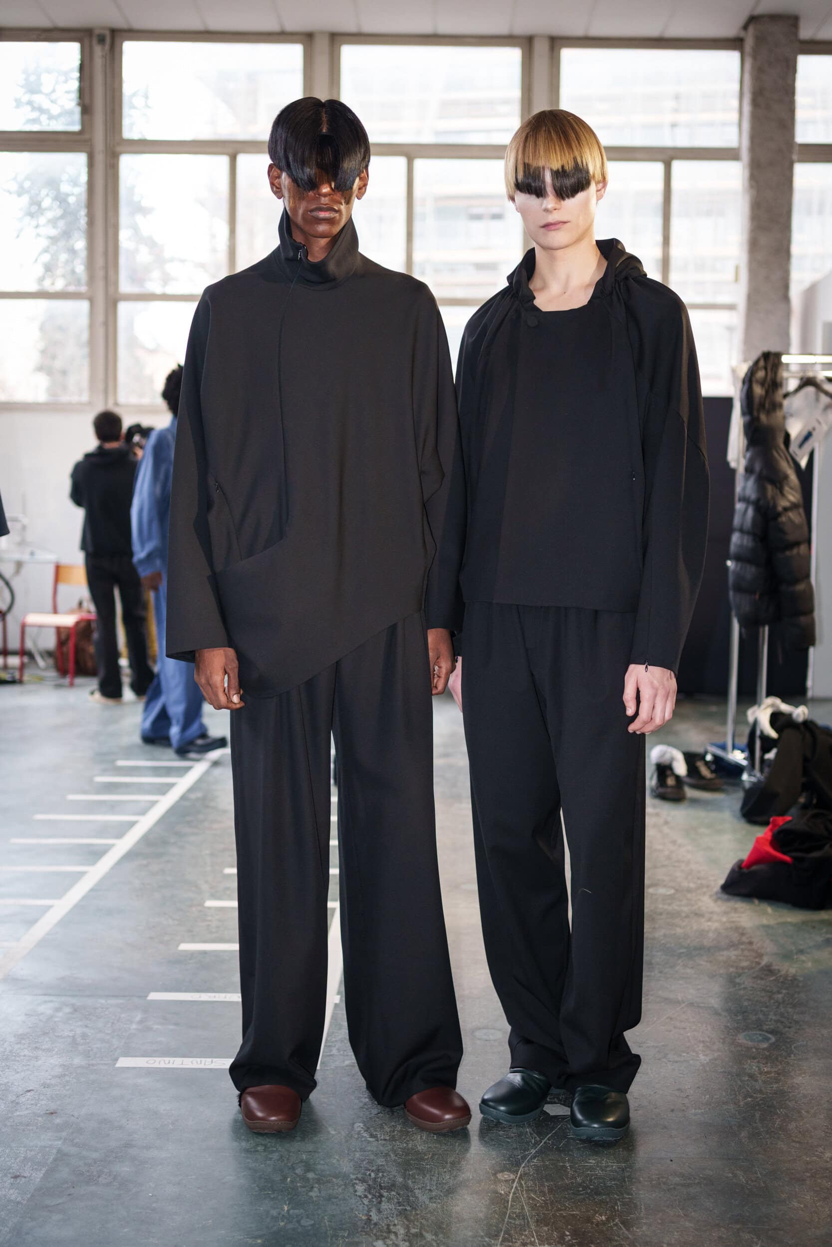 Kiko Kostadinov Fall 2026 Men’s Fashion Show Backstage