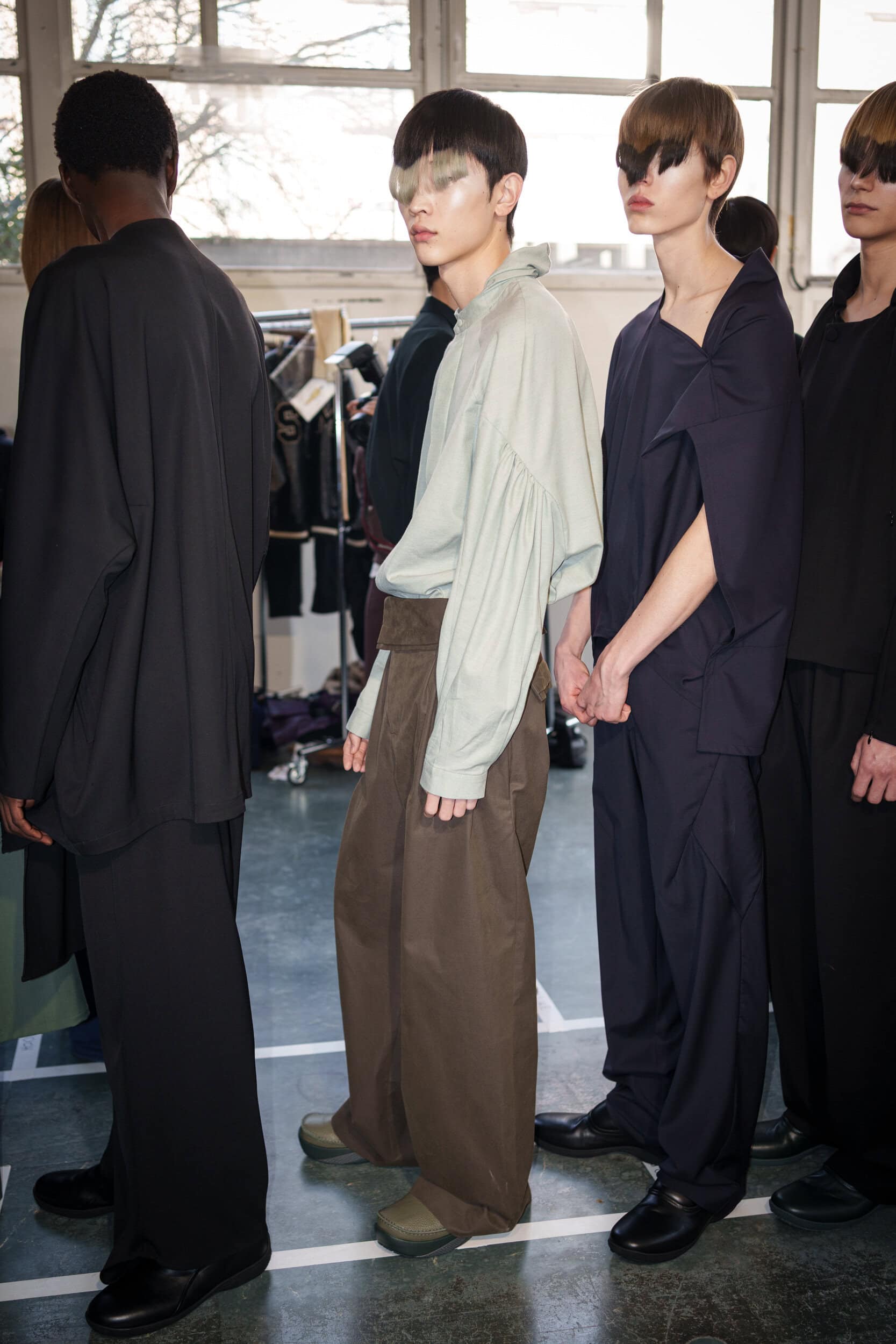 Kiko Kostadinov Fall 2026 Men’s Fashion Show Backstage