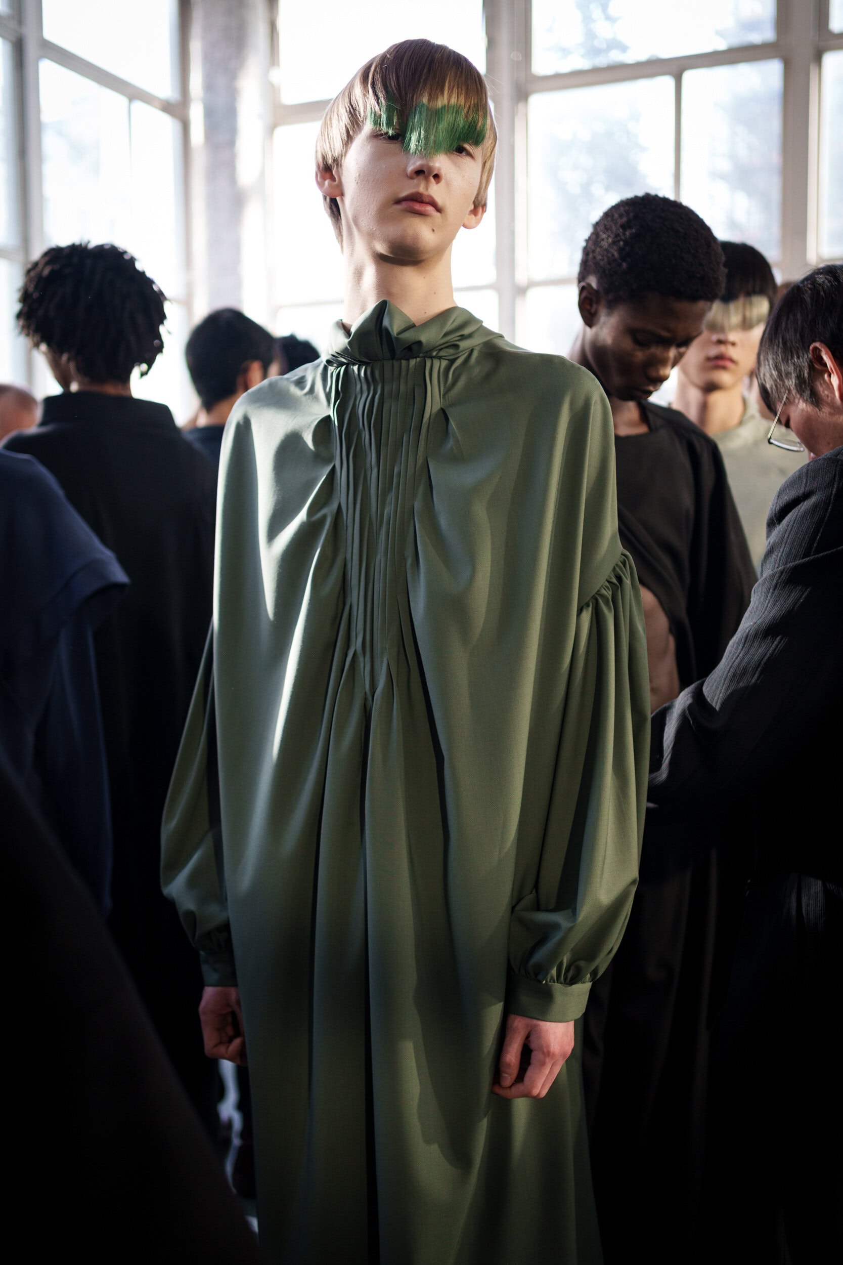 Kiko Kostadinov Fall 2026 Men’s Fashion Show Backstage