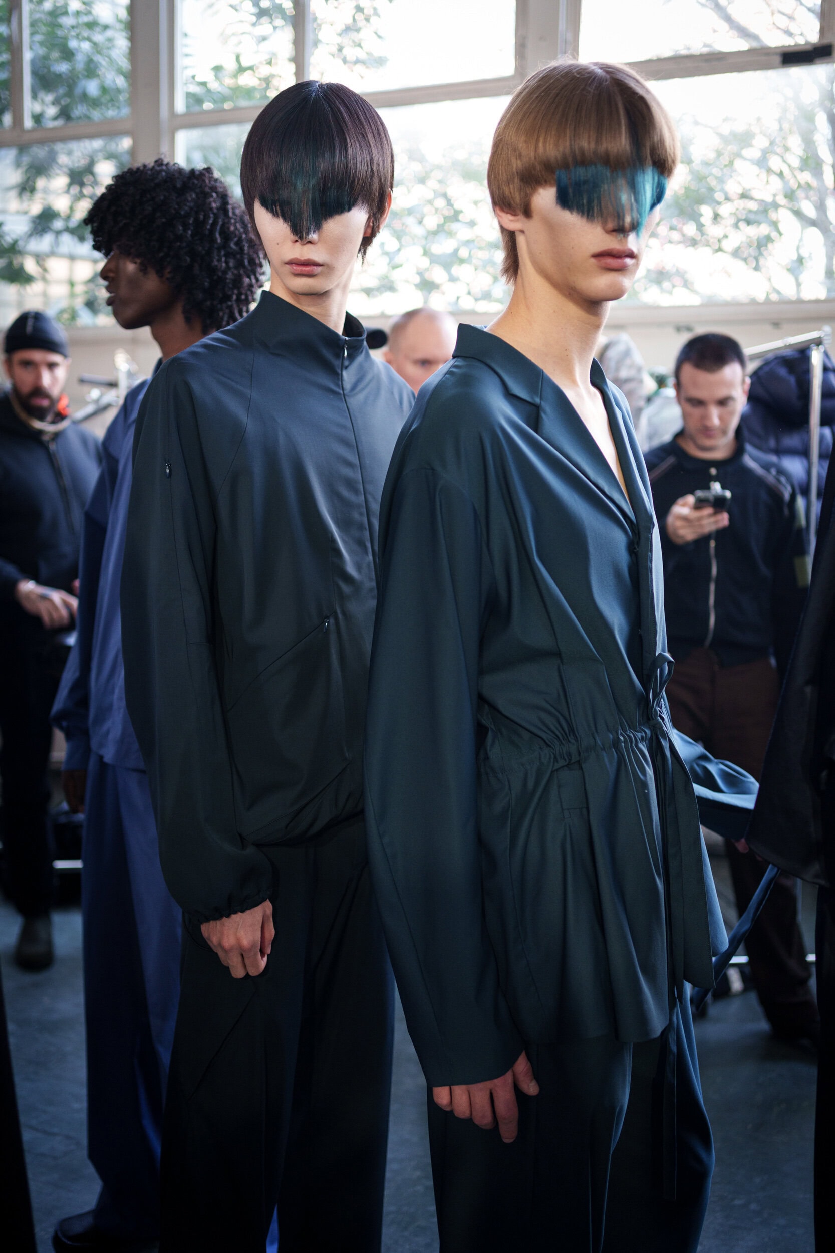 Kiko Kostadinov Fall 2026 Men’s Fashion Show Backstage