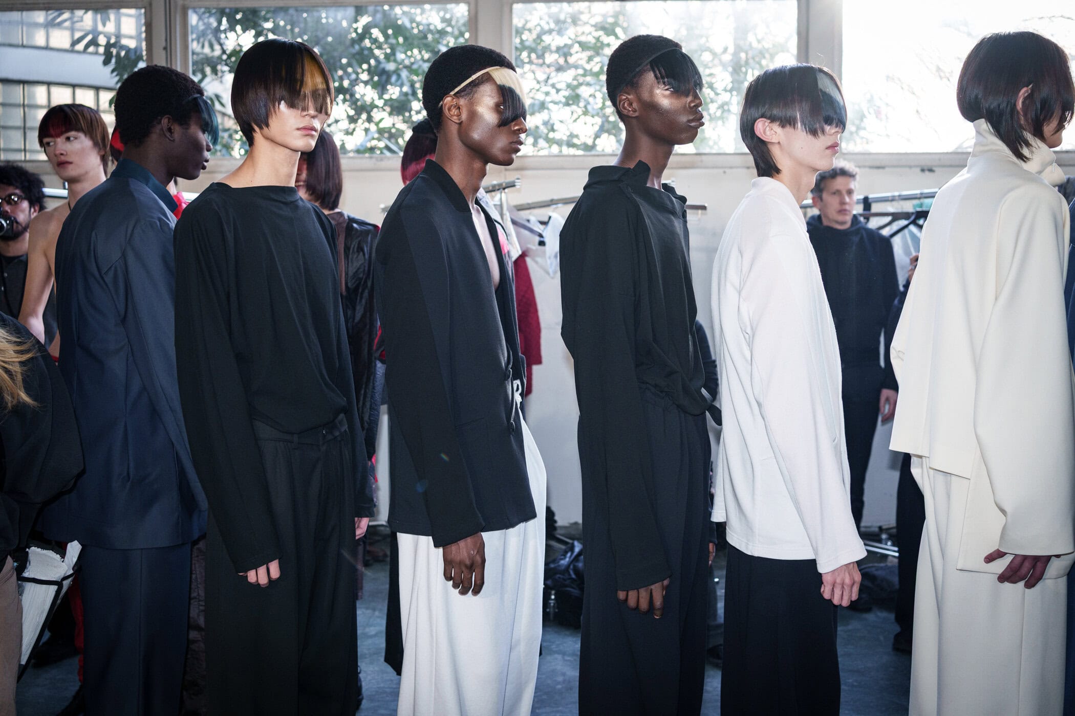 Kiko Kostadinov Fall 2026 Men’s Fashion Show Backstage