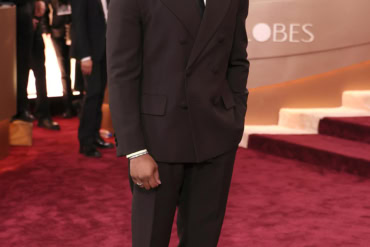 Michael B. Jordan in Prada to The 83rd Golden Globes Awards