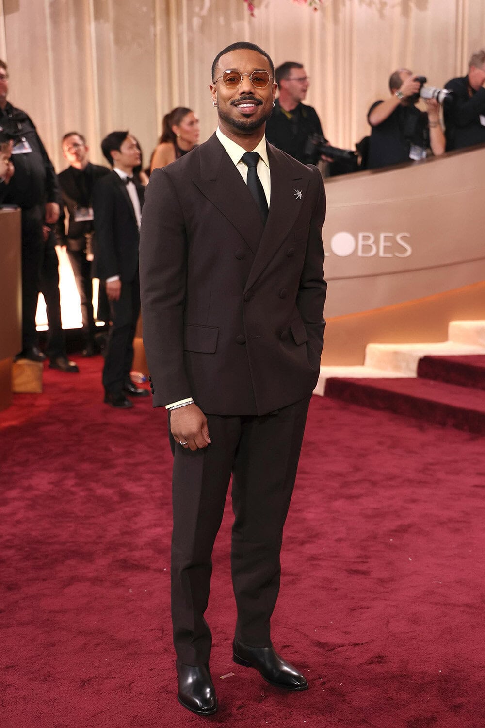 Michael B. Jordan in Prada to The 83rd Golden Globes Awards