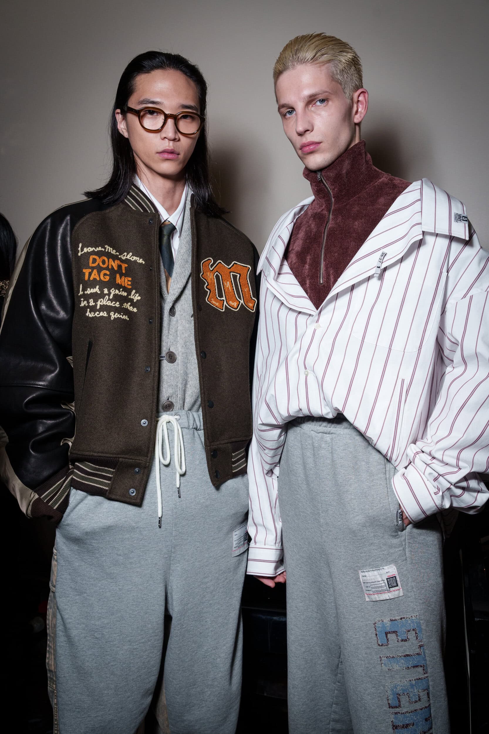 Maison Mihara Yasuhiro Fall 2026 Men’s Fashion Show Backstage